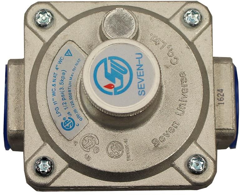 Regulator for Natural Gas or Bulk Liquid Propane