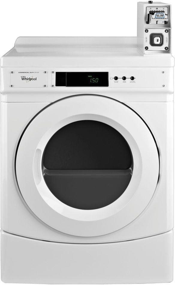 Whirlpool CHW9050AW 27 Inch Front Load Commercial Washer with Pre