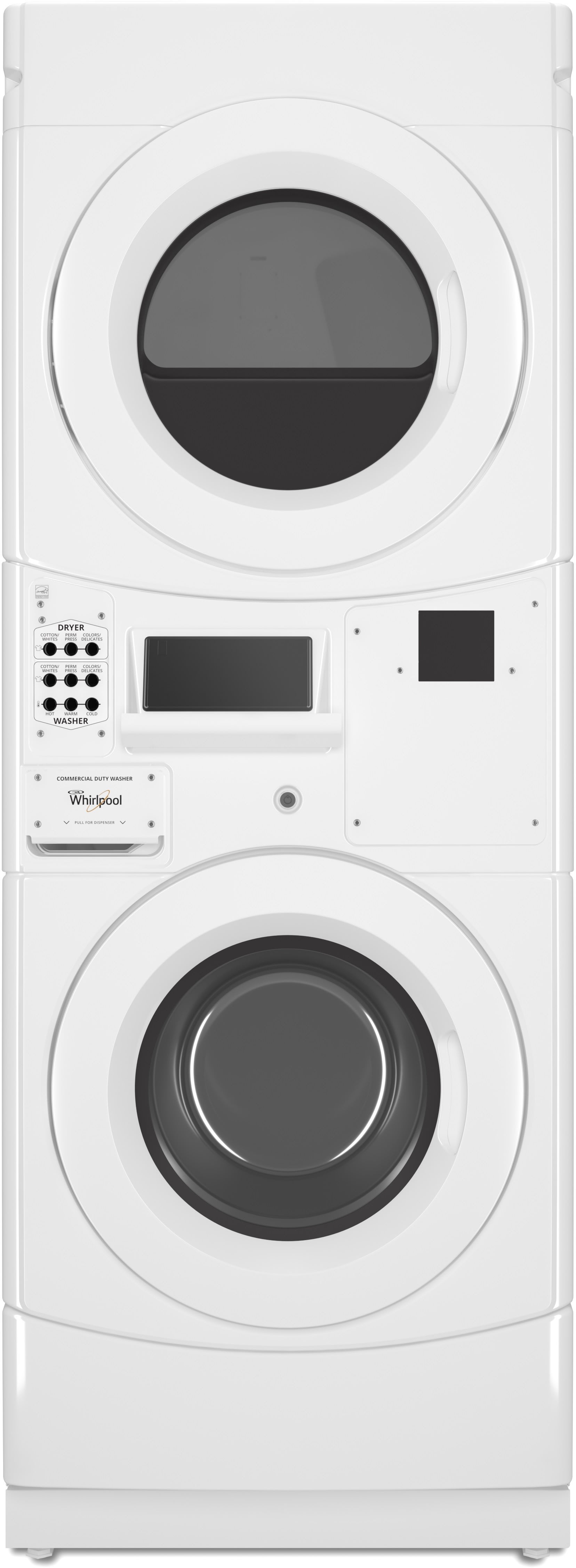 Whirlpool CET9100GQ 27 Inch Electric Laundry Tower with Non-Vend