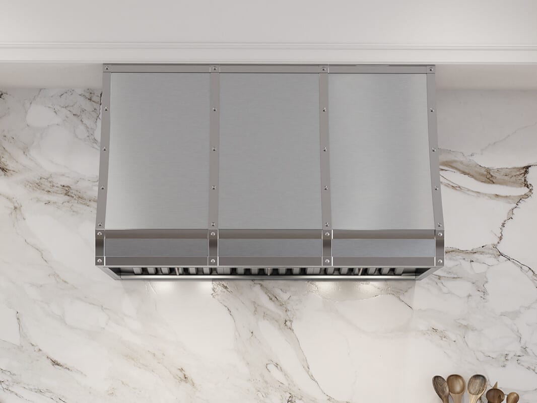 Custom Wall Hood in Stainless Steel