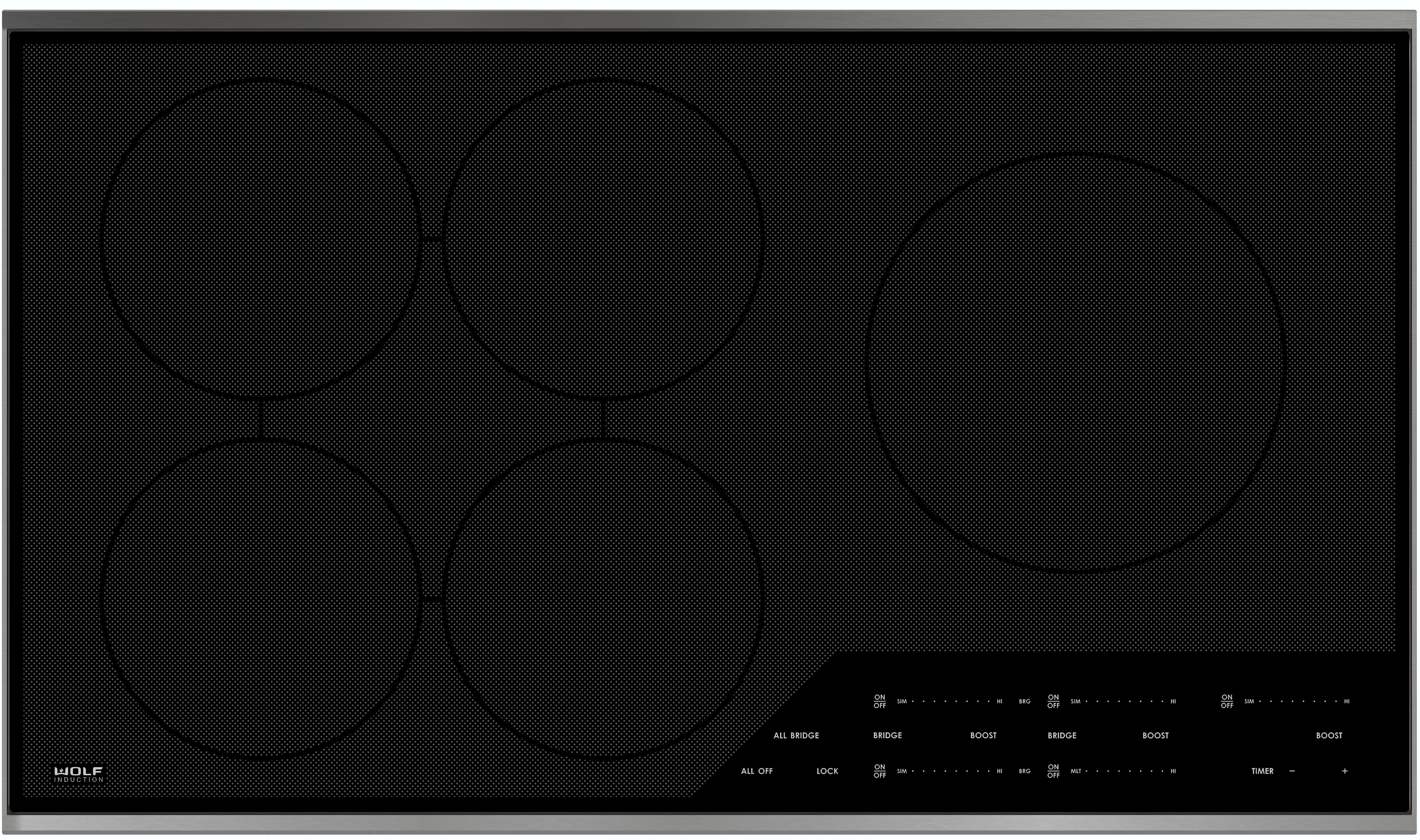 Wolf Ci365ts 36 Inch Induction Cooktop With 5 Cooking Zones 5