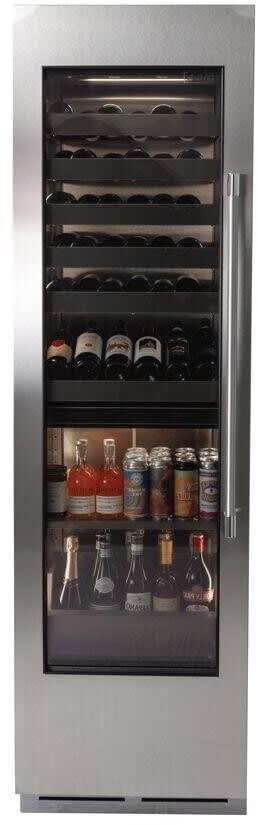24 Inch Panel Ready Dual-Zone Beverage Column