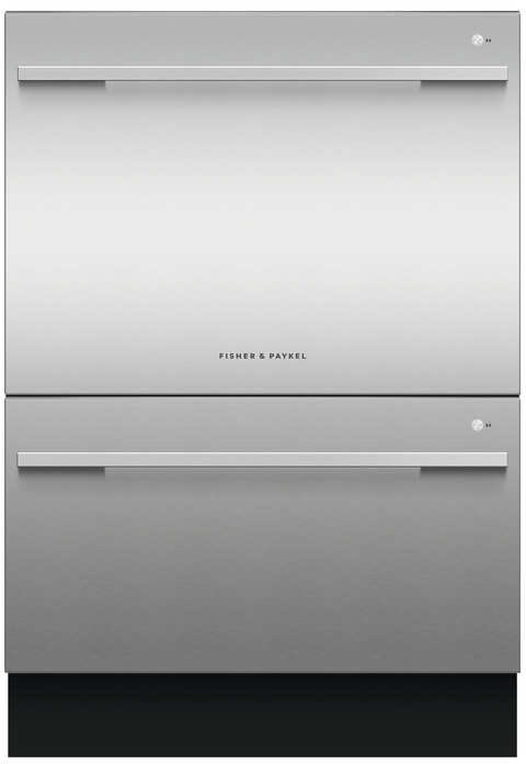 24 Inch Fully-Integrated Double DishDrawer