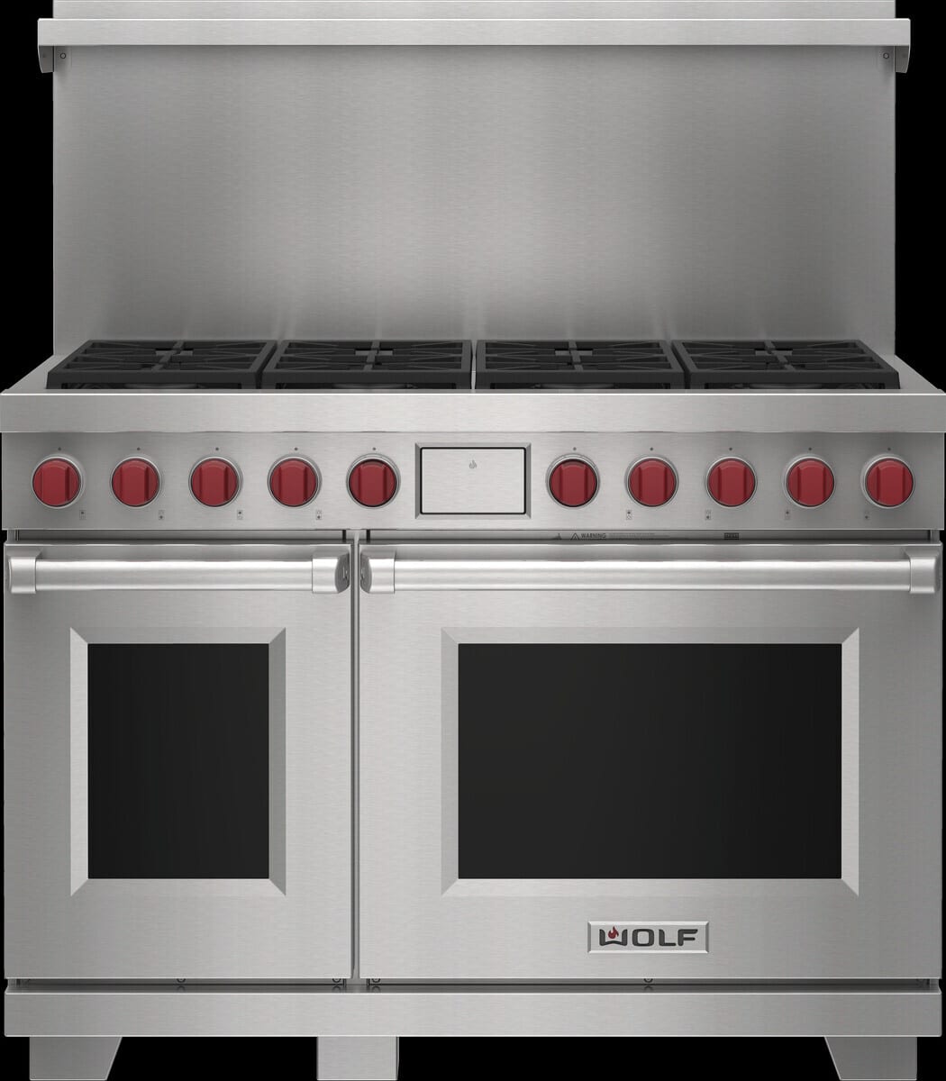 Wolf DF48650CSPLP 48 Inch Freestanding Dual-Fuel Smart Range with