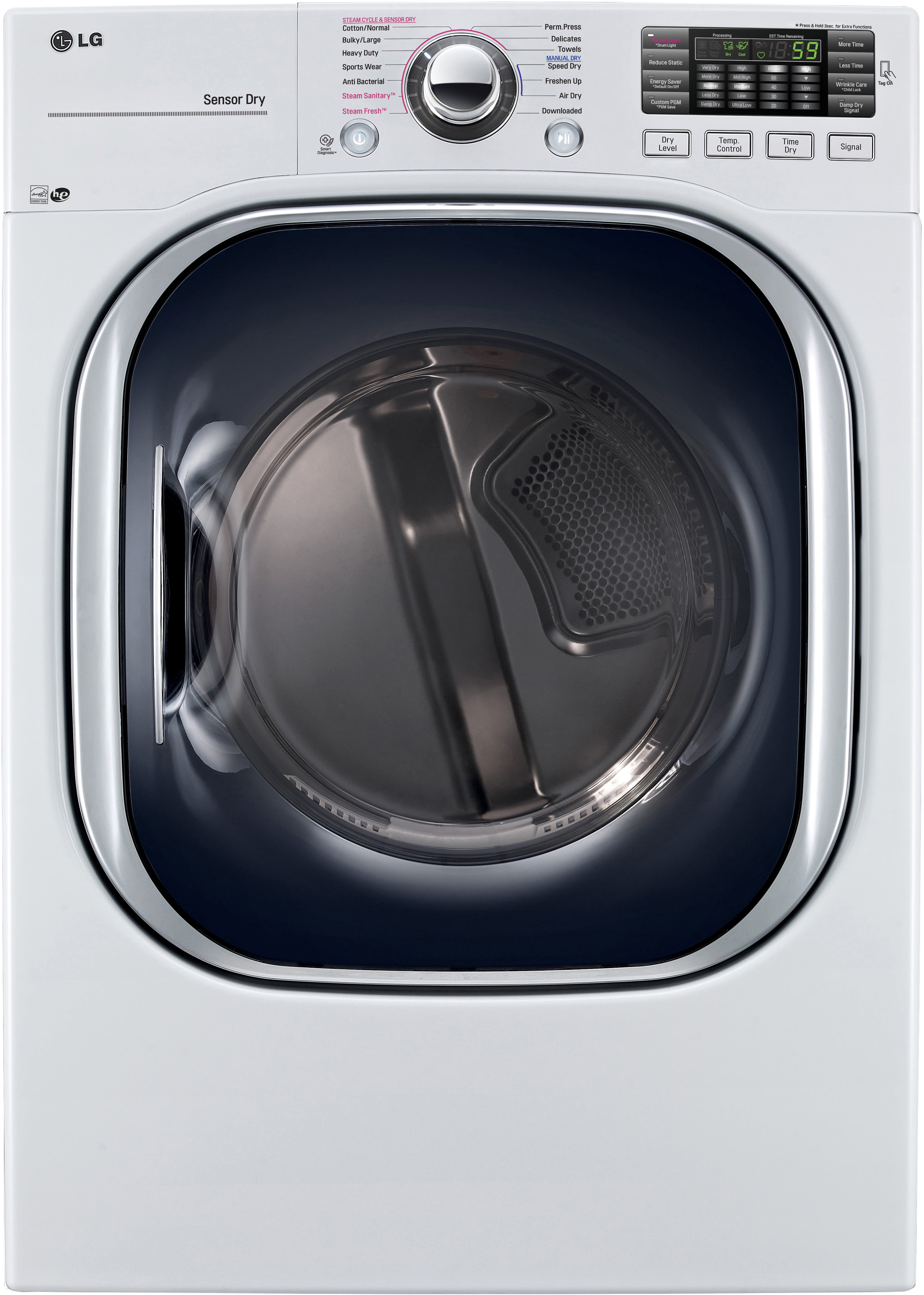 LG WM4370HWA 27 Inch Front Load Washer with 4.5 cu. ft. Capacity, 14