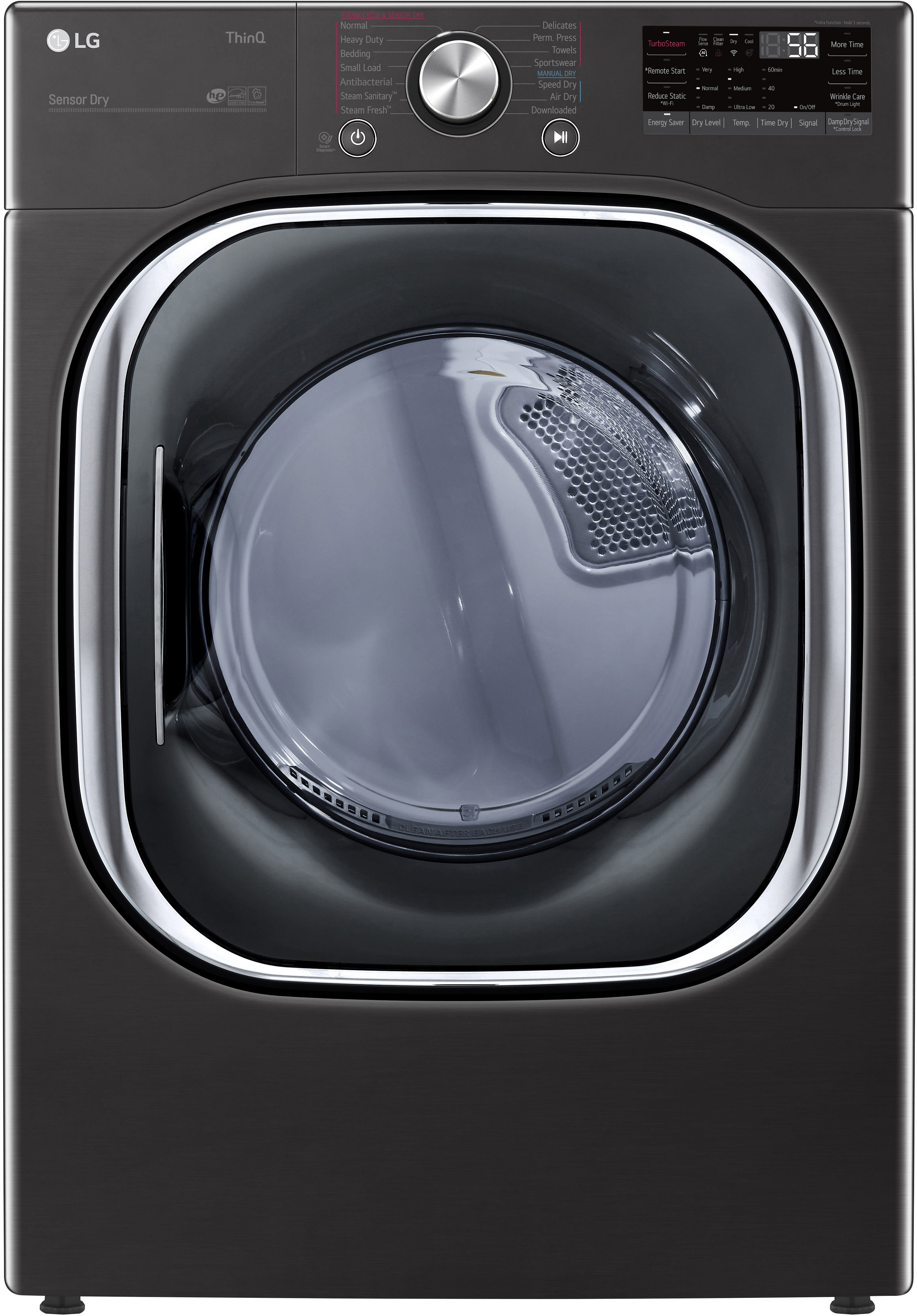 LG WM4500HBA 27 Inch Front Load Smart Washer with 5.0 Cu. Ft. Capacity, SenseClean™, TrueBalance