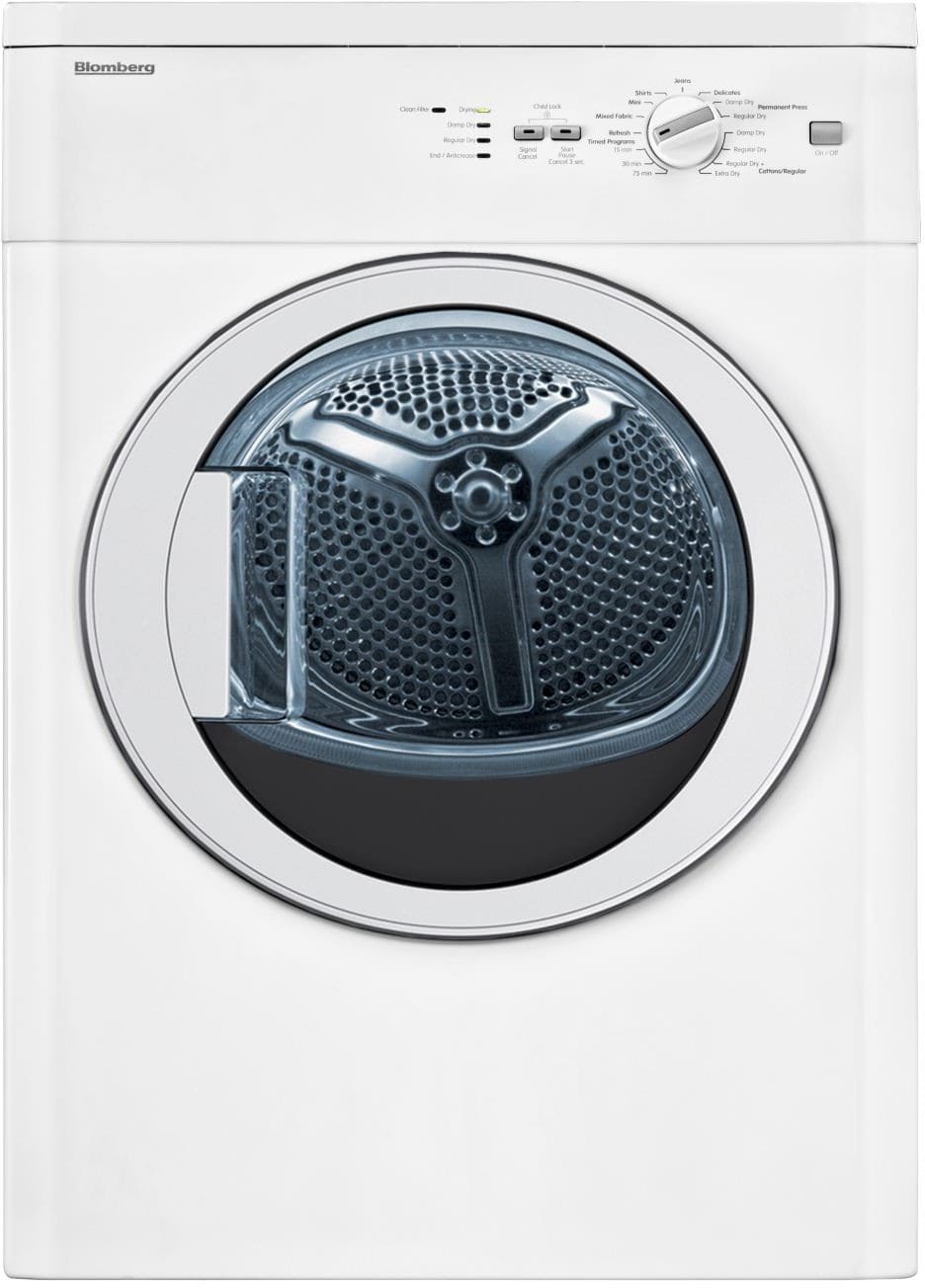 Blomberg WM77120 24 Inch FrontLoad Washer with Internal Heater, Anti
