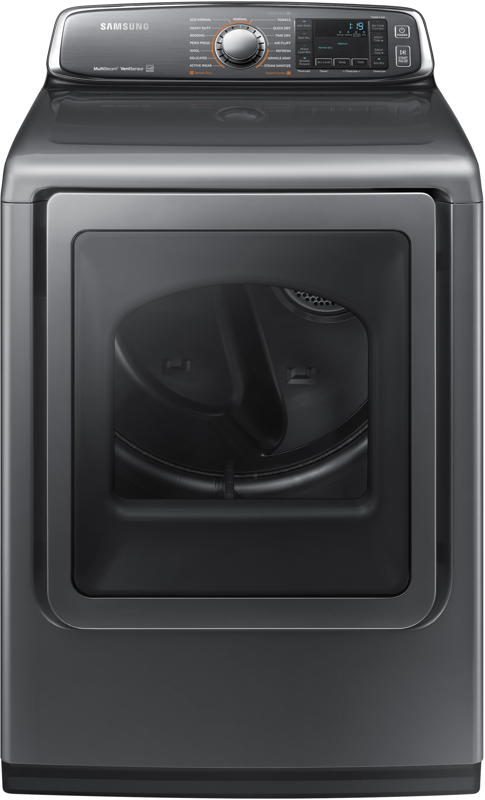 Samsung WA52J8700AP 27 Inch 5.2 cu. ft. Top Load Washer with 15 Wash