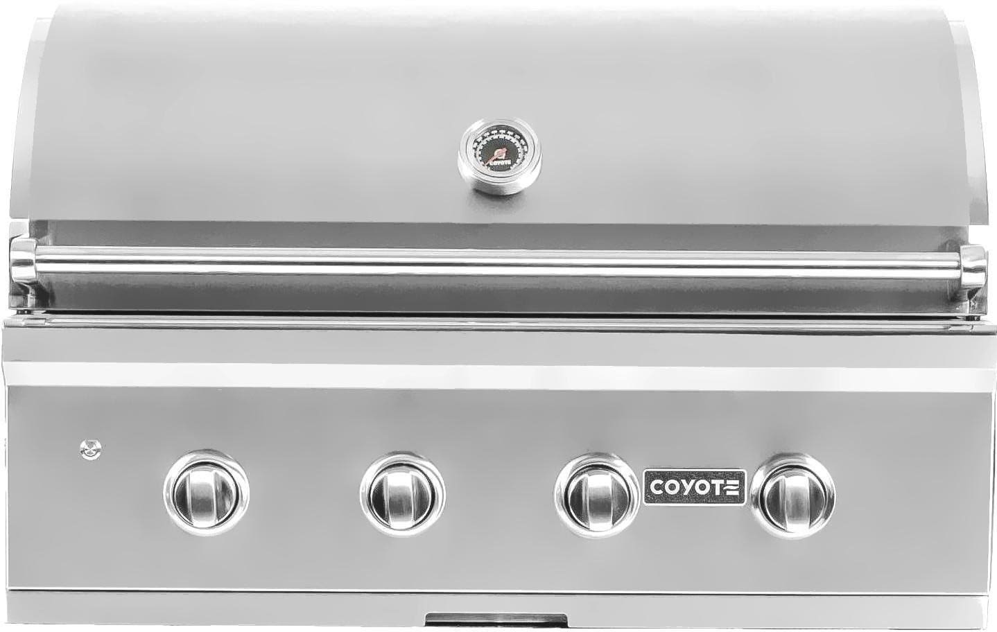Coyote C1DBNG 12 Inch Builtin Double Side Burner with 2 15,000BTU