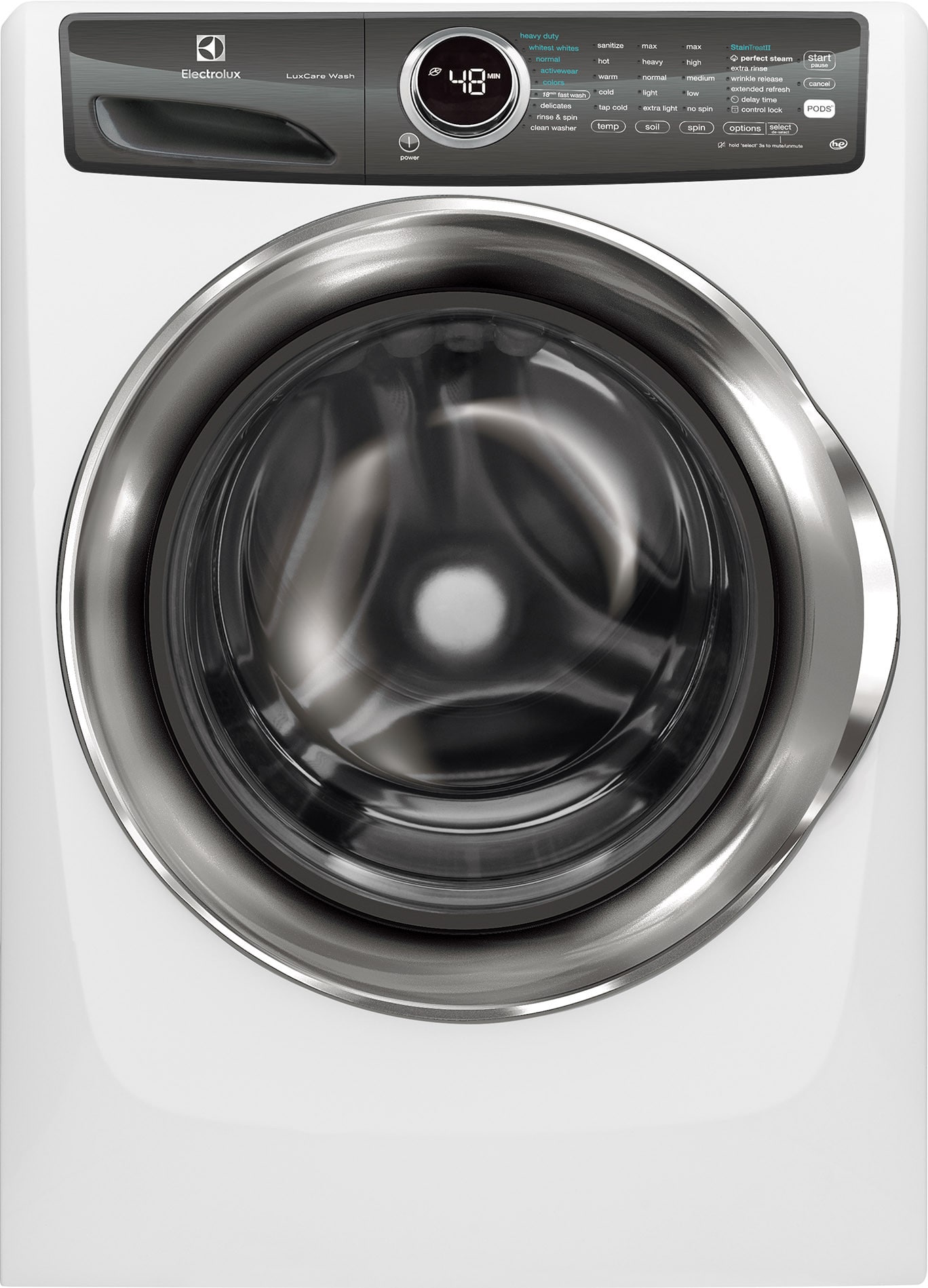 Electrolux Eimgd55iiw 27 Inch 8 0 Cu Ft Gas Dryer With 11 Dry Cycles 5 Temperature Settings Perfectsteam Fast Dry My Favorite Setting And Nsf Certified Sanitize Cycle Island White