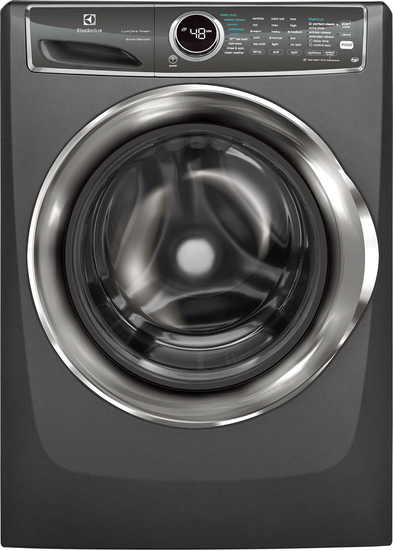 Electrolux Efls627utt 27 Inch Front Load Washer With Luxcare Wash System Smartboost Adaptive Dispenser Perfect Steam Stainsoak 15 Minute Fast Balance And Energy Star Certified Electrolux Efls627utt 27 Inch Front