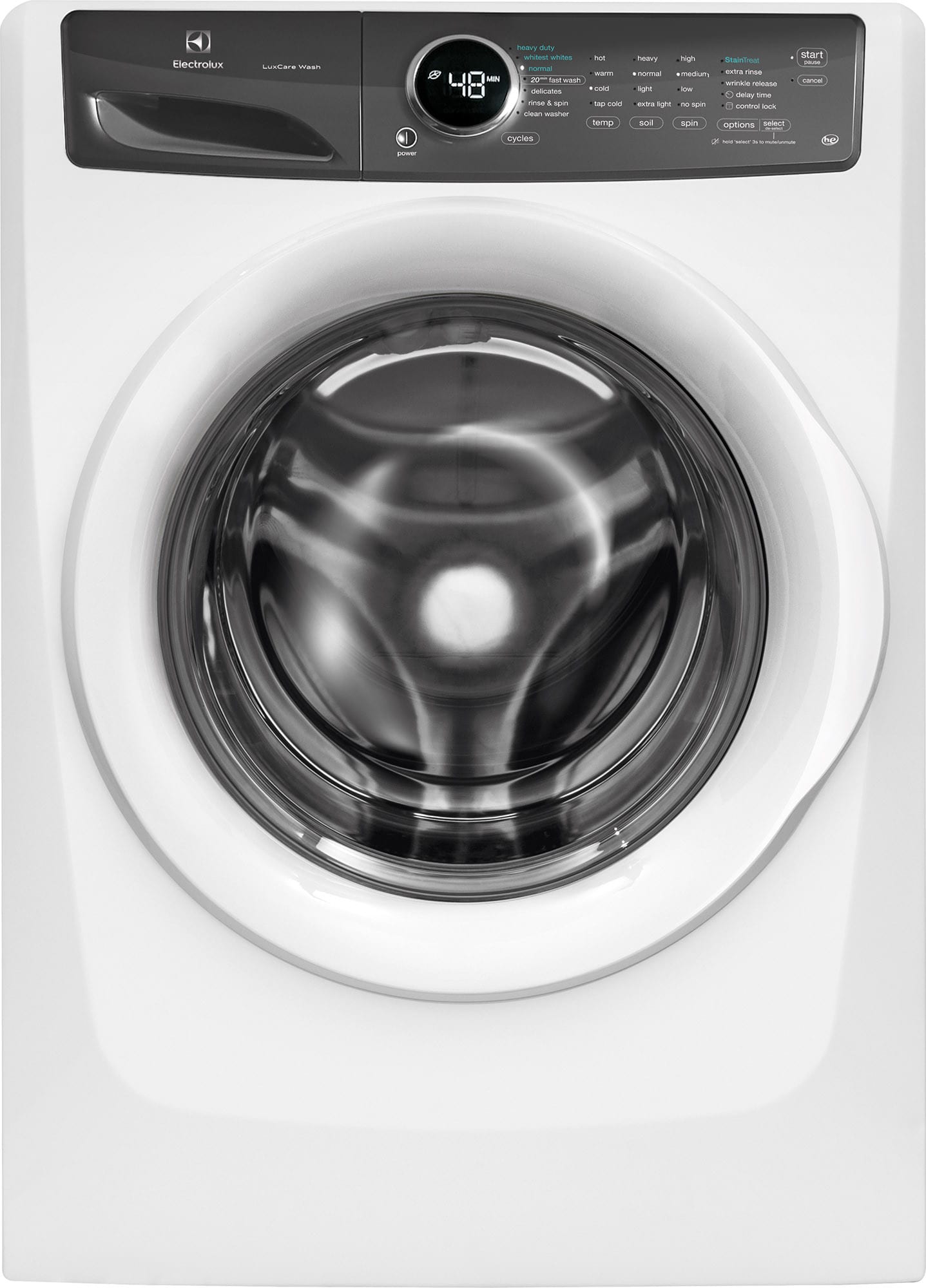Electrolux Eied55hiw 27 Inch Electric Dryer With 8 0 Cu Ft Capacity 11 Dry Cycles Gentle Tumble Luxury Dry System Touch 2 Open Reversible Door Moisture Sensor And Iq Touch Controls Island White