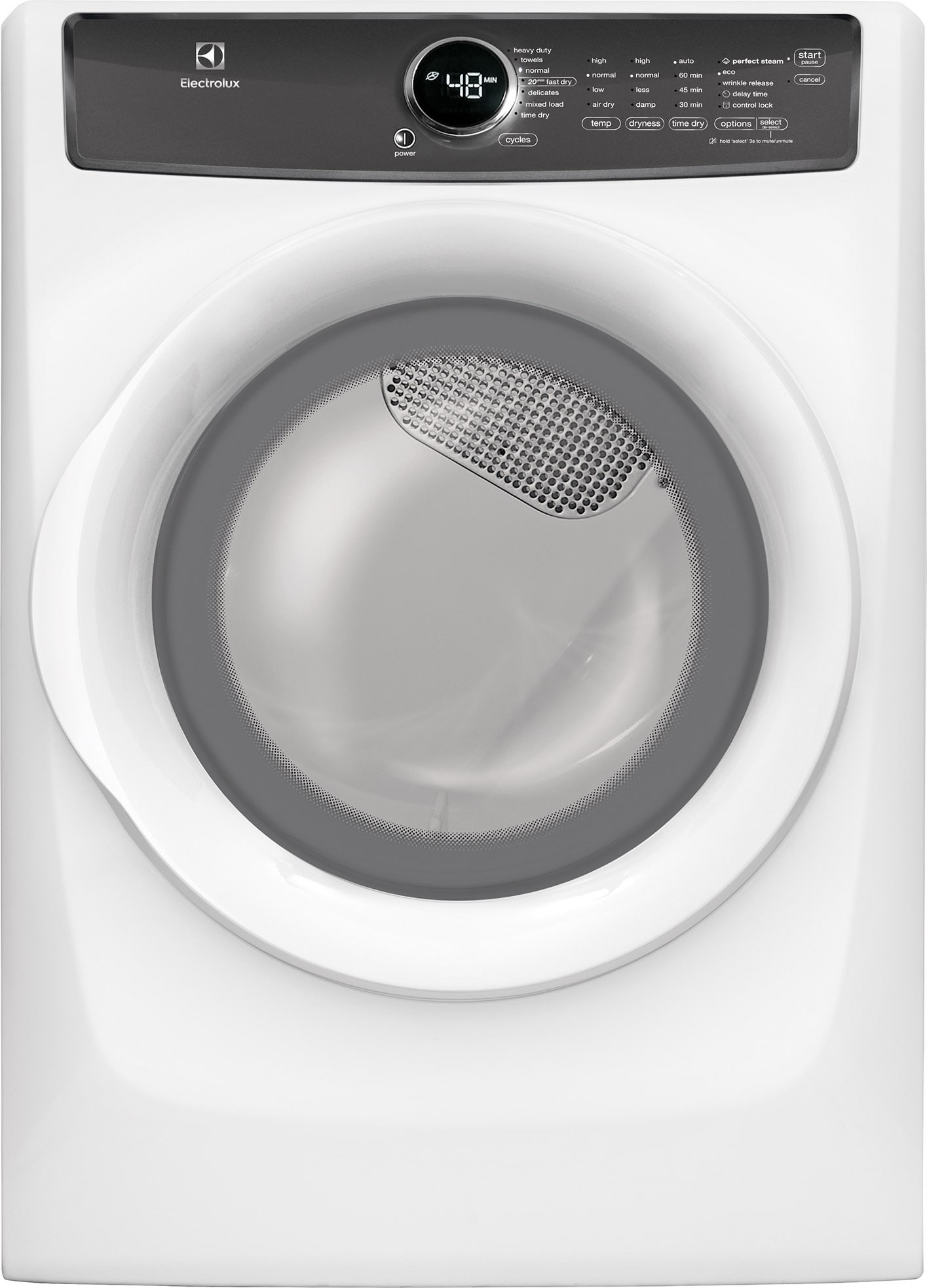 Electrolux Eiflw55hiw 27 Inch Front Load Washer With 4 07 Cu Ft Capacity 11 Wash Cycles Perfect Balance System Touch 2 Open Reversible Door Led Lights And Iq Touch Controls Island White