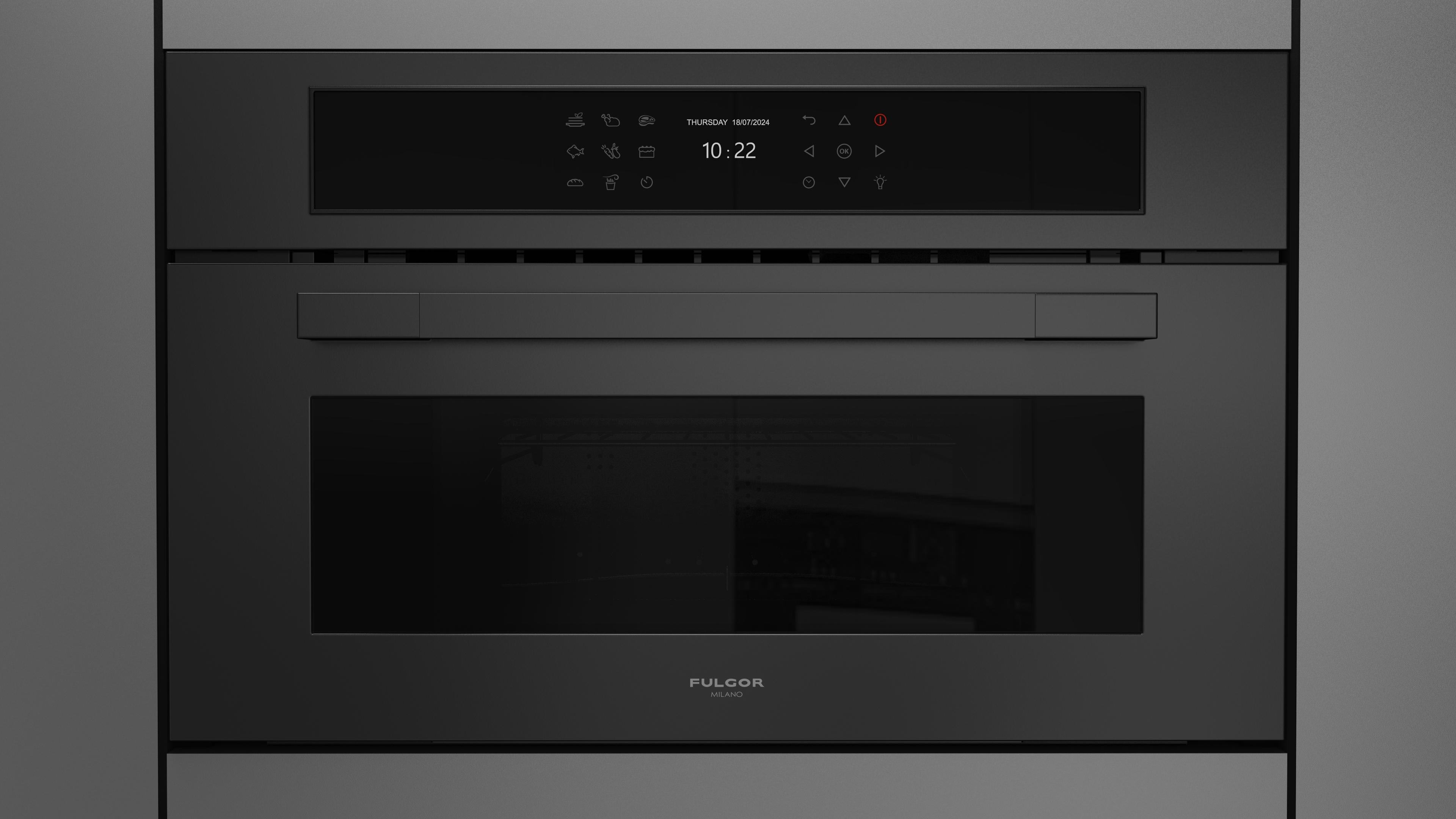 30 Inch Single Convection Steam Electric Wall Oven
