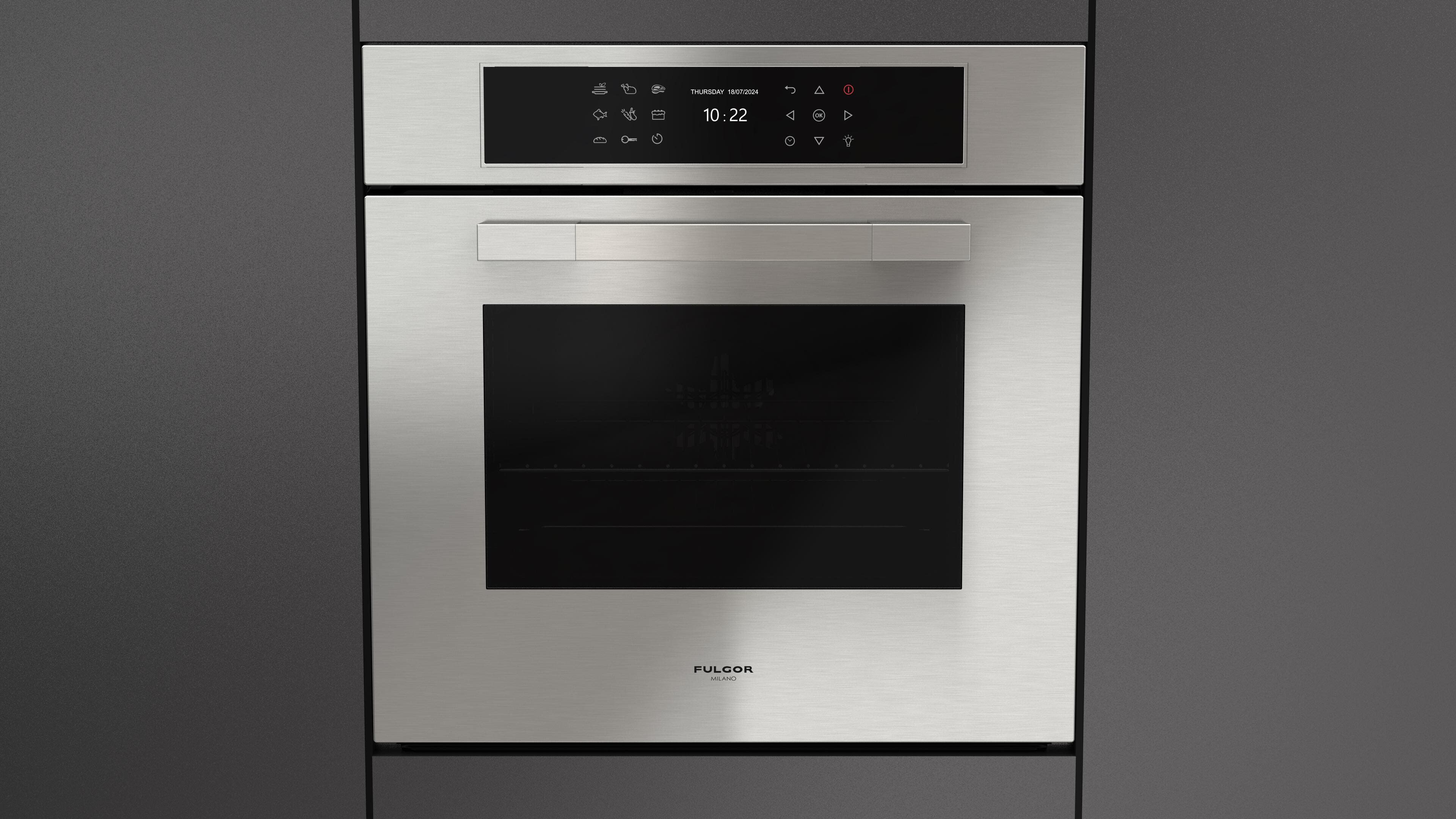 Fulgor Milano F7MBC24S1 24 Inch Built-In Coffee Machine with 30