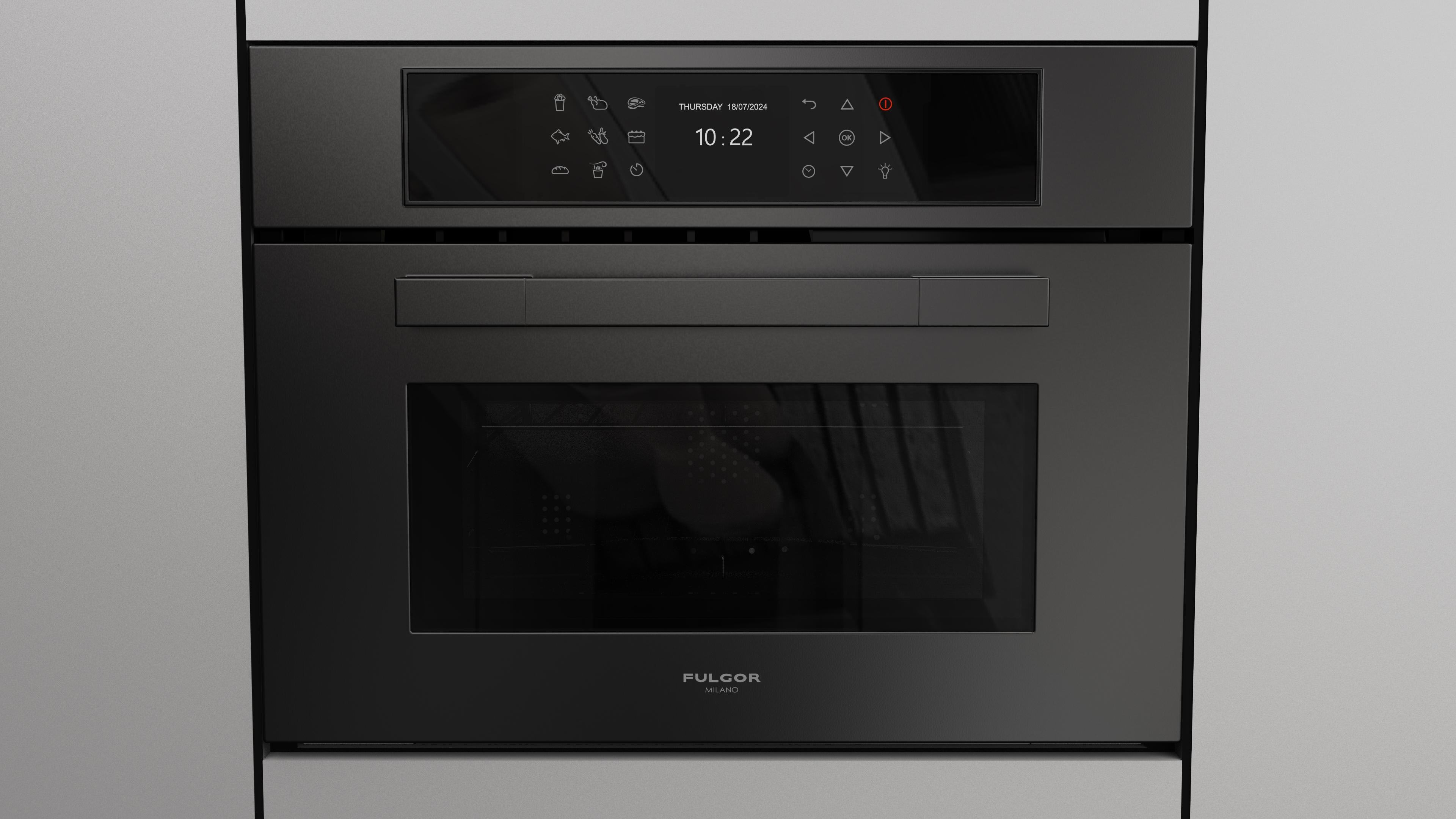 24 Inch Single Convection Speed Electric Wall Oven