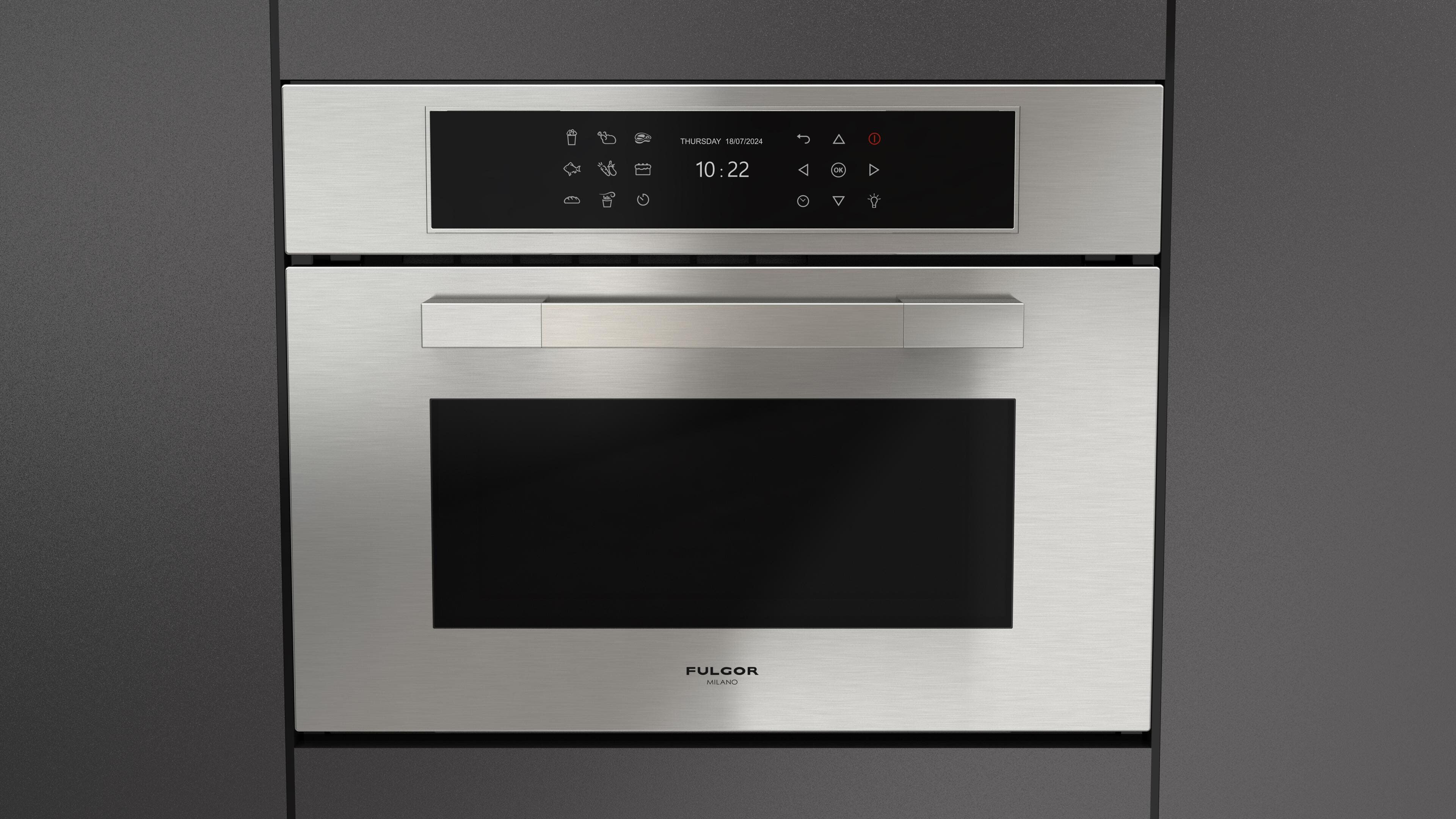 24 Inch Single Convection Speed Electric Wall Oven