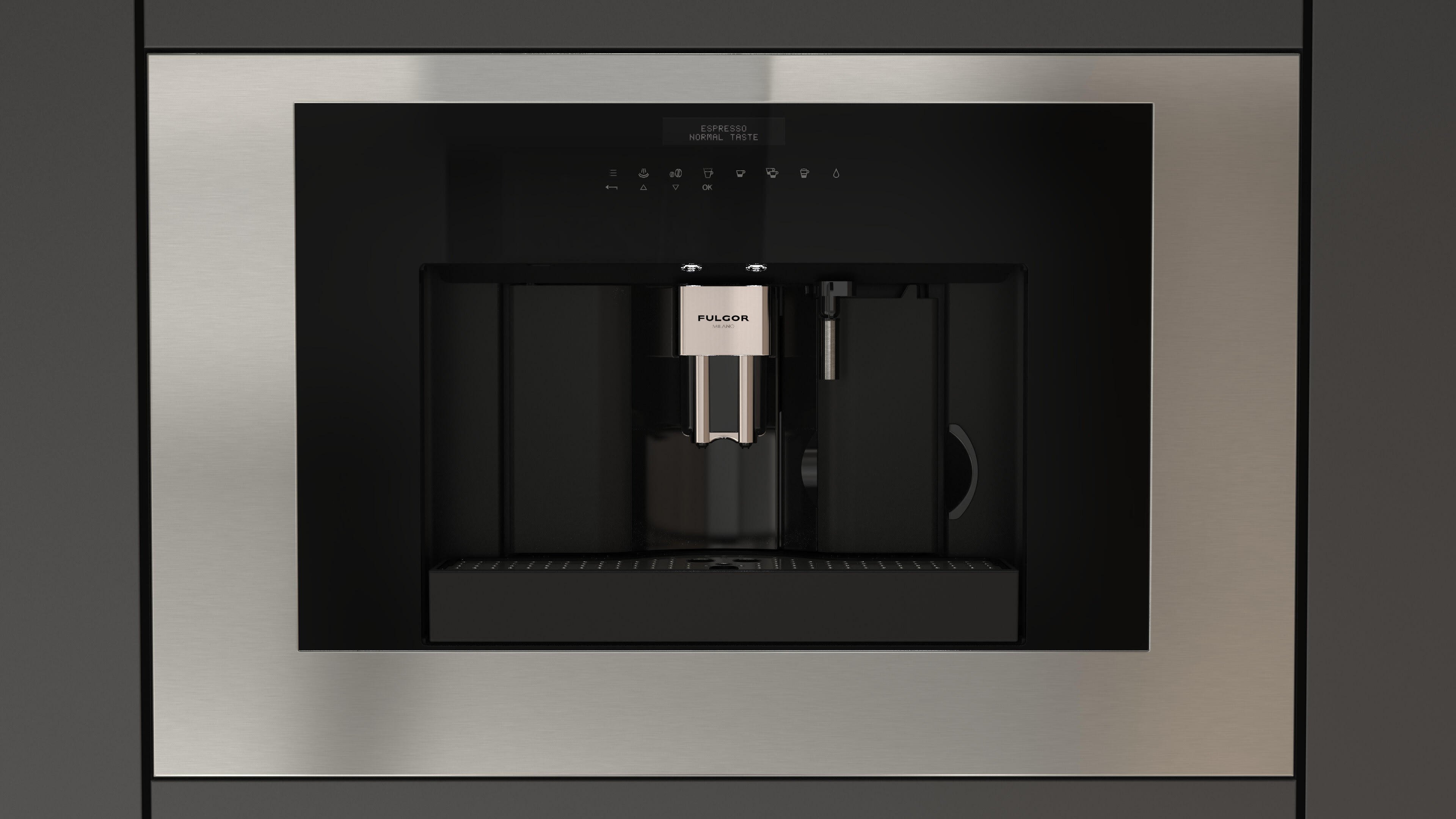 30 Inch Built-In Coffee Machine Trim Kit for use