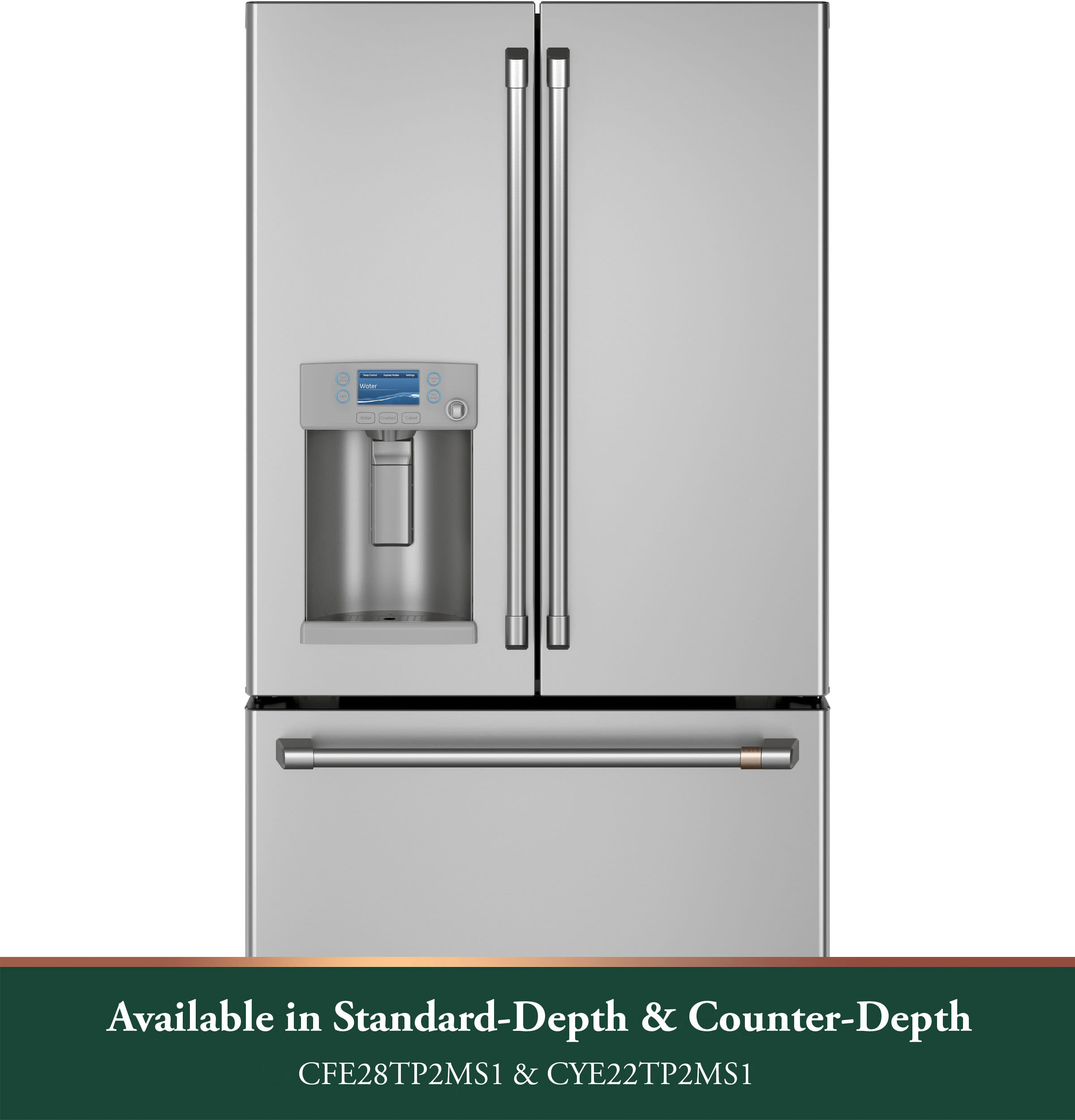36 Inch Counter Depth French Door Smart Refrigerator