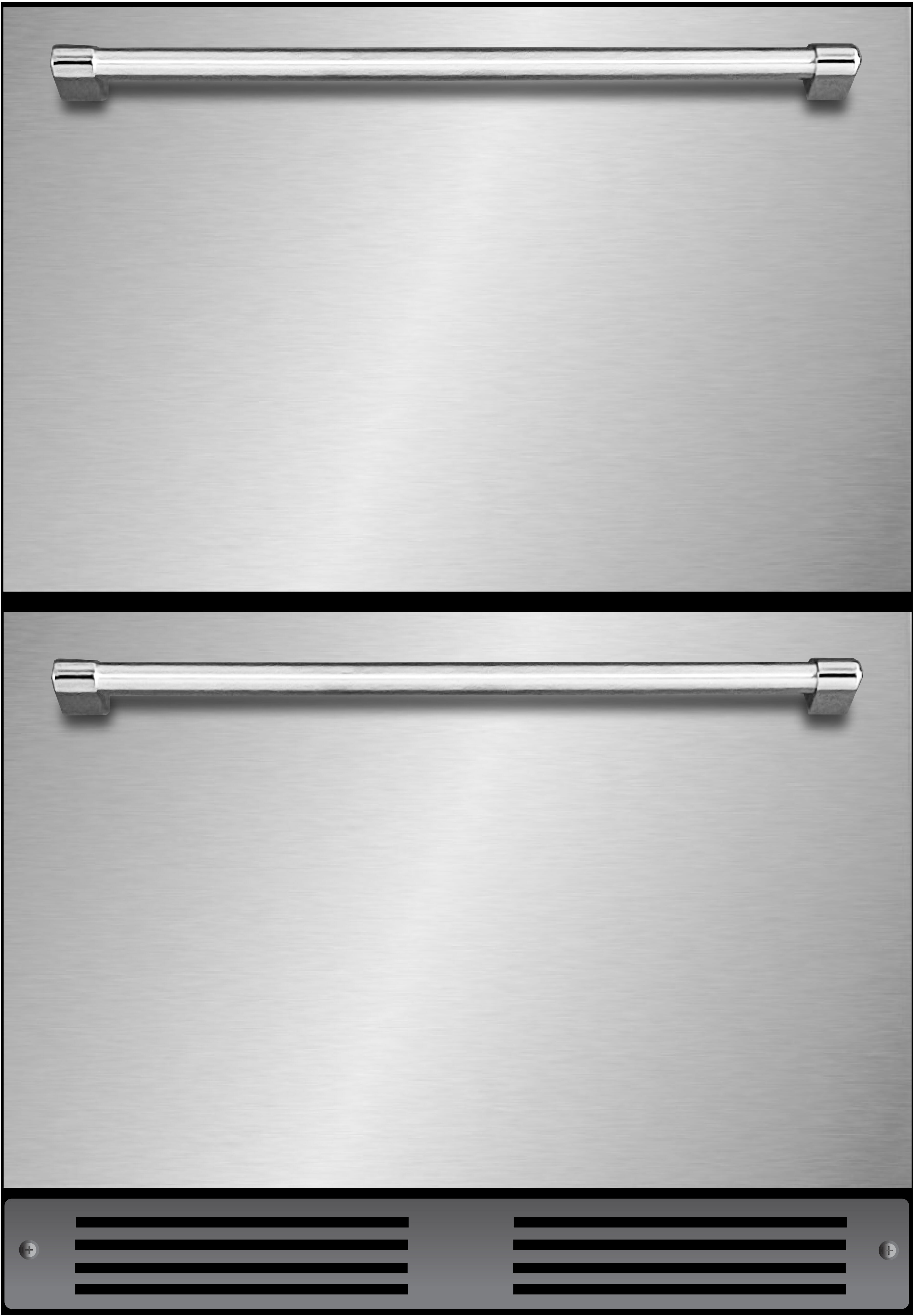 24 Inch Built-In Under-Counter Beverage Refrigerator Drawers