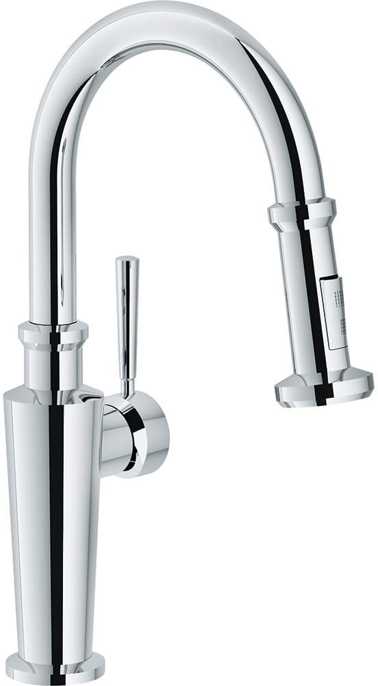 Franke FF5200 Single Hole PullDown Kitchen Faucet with Dual Function