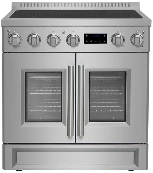 30 Inch Freestanding French Door Induction Range
