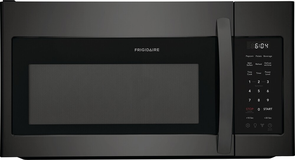 FLOOR MODEL CLEARANCE! 1.8 cu. ft. Over-the-Range Microwave with Sensor  Cooking in Fingerprint Resistant Black Stainless Steel