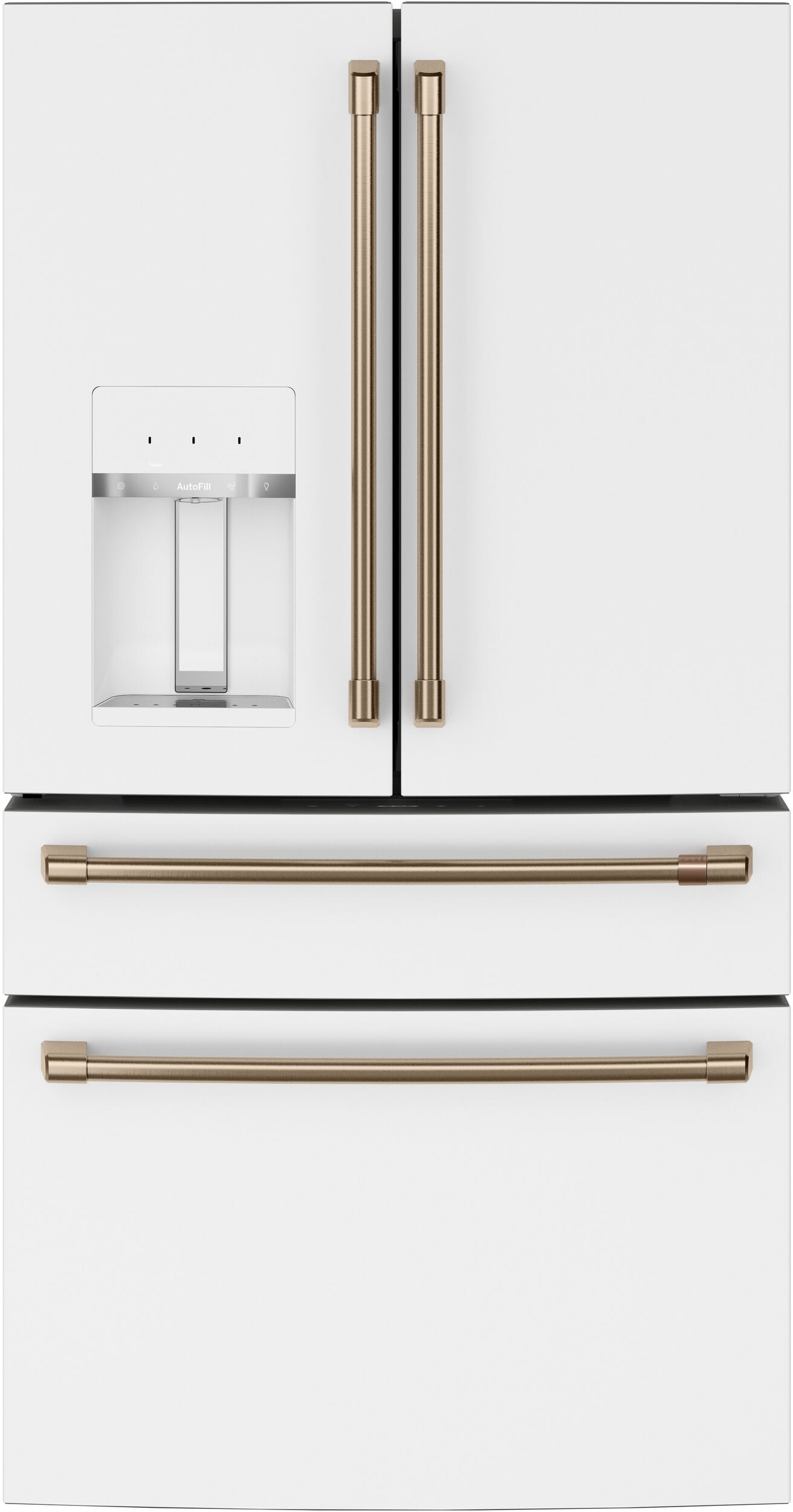 36 Inch Counter Depth 4-Door French Door Smart Refrigerator