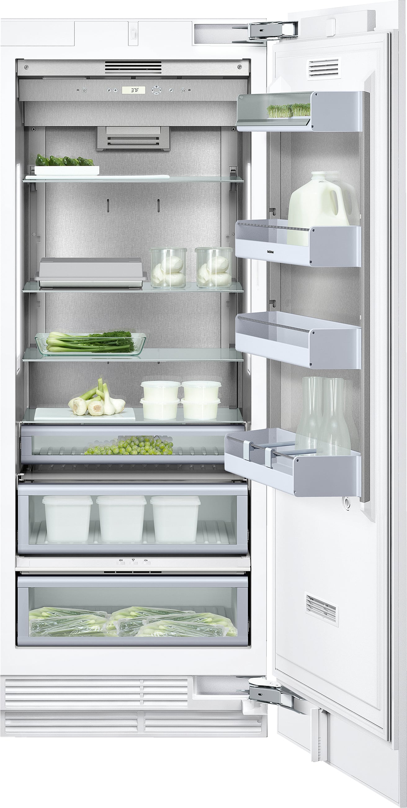 Gaggenau RF461701 24 Inch Built-In Freezer Column with Automatic Ice ...