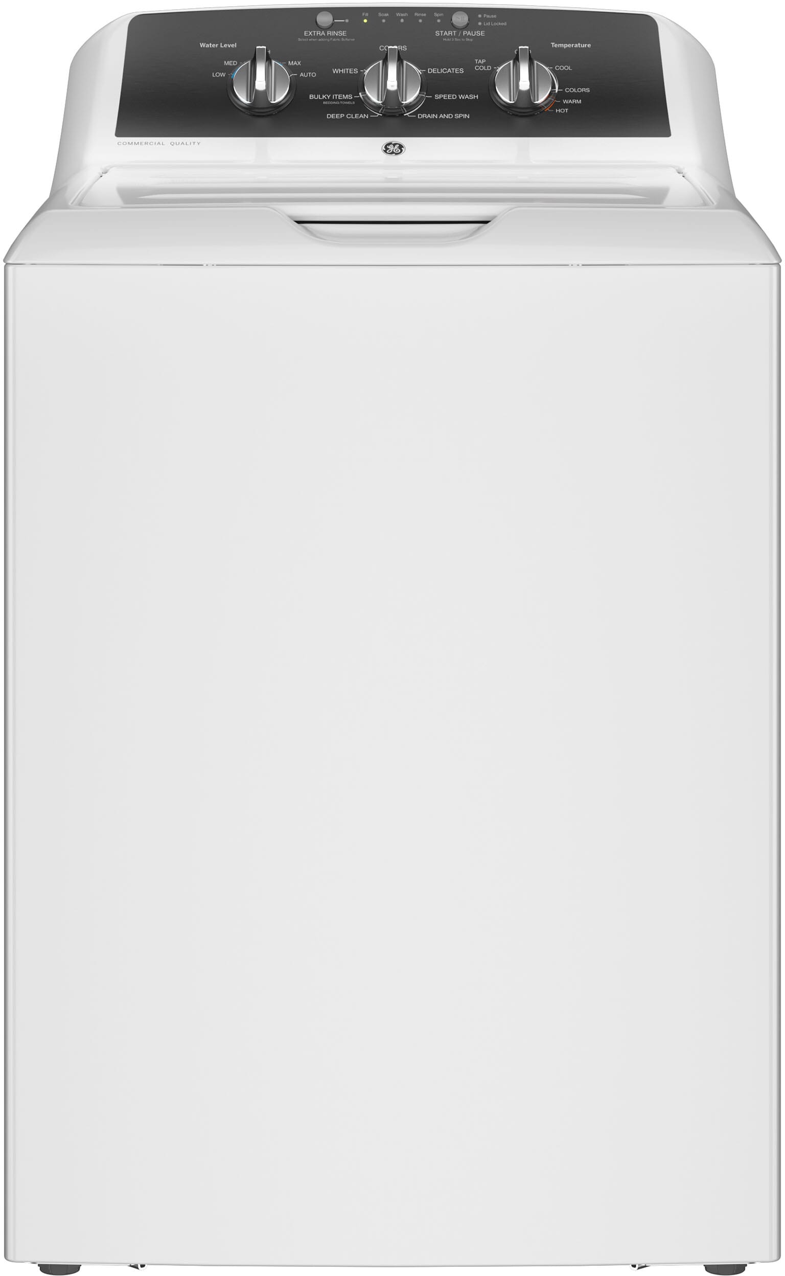 GE GTX52GASPWB 27 Inch Gas Dryer with 6.2 Cu. Ft. Capacity, 3 Dry