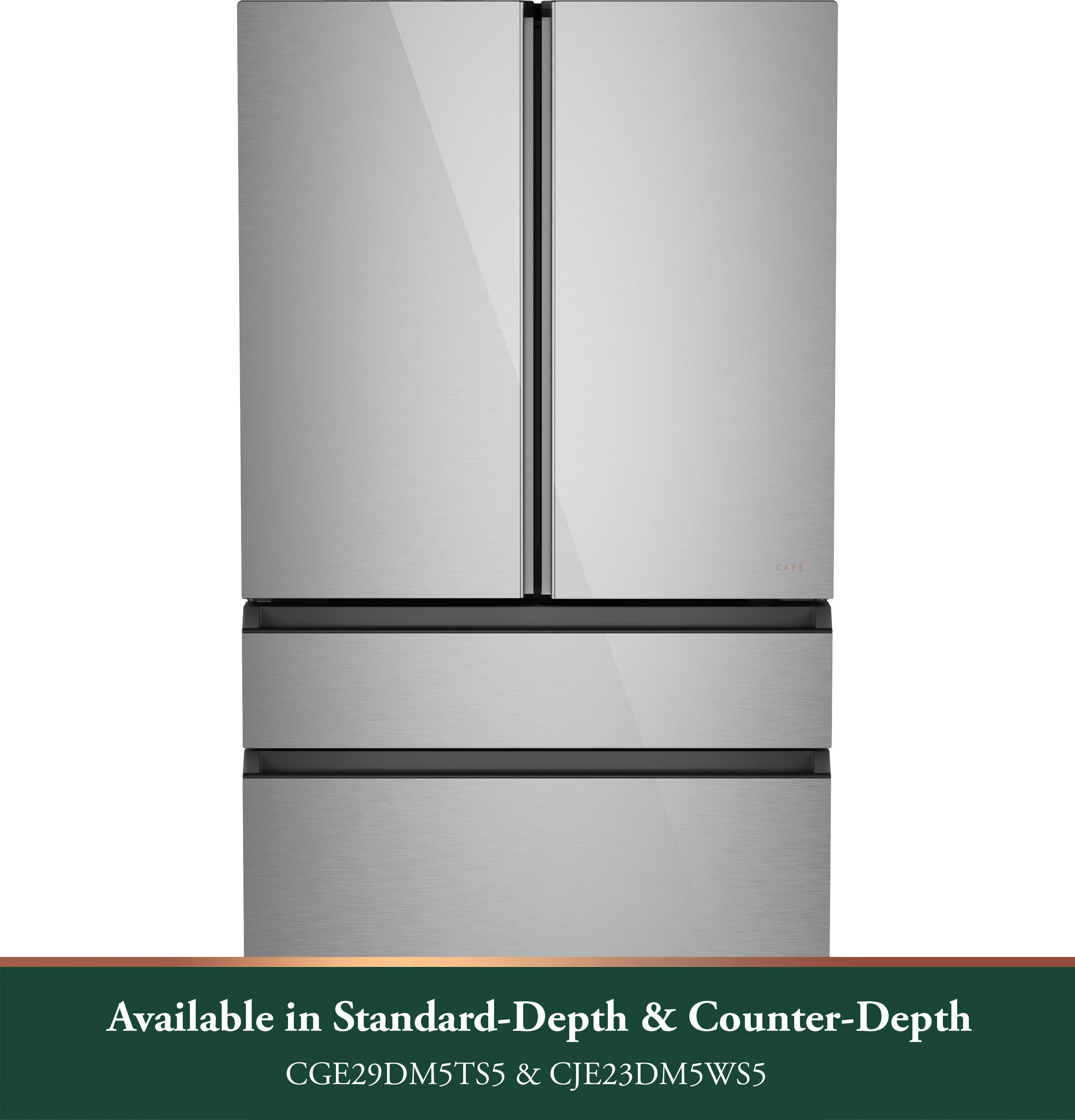 36 Inch Freestanding 4-Door French Door Smart Refrigerator