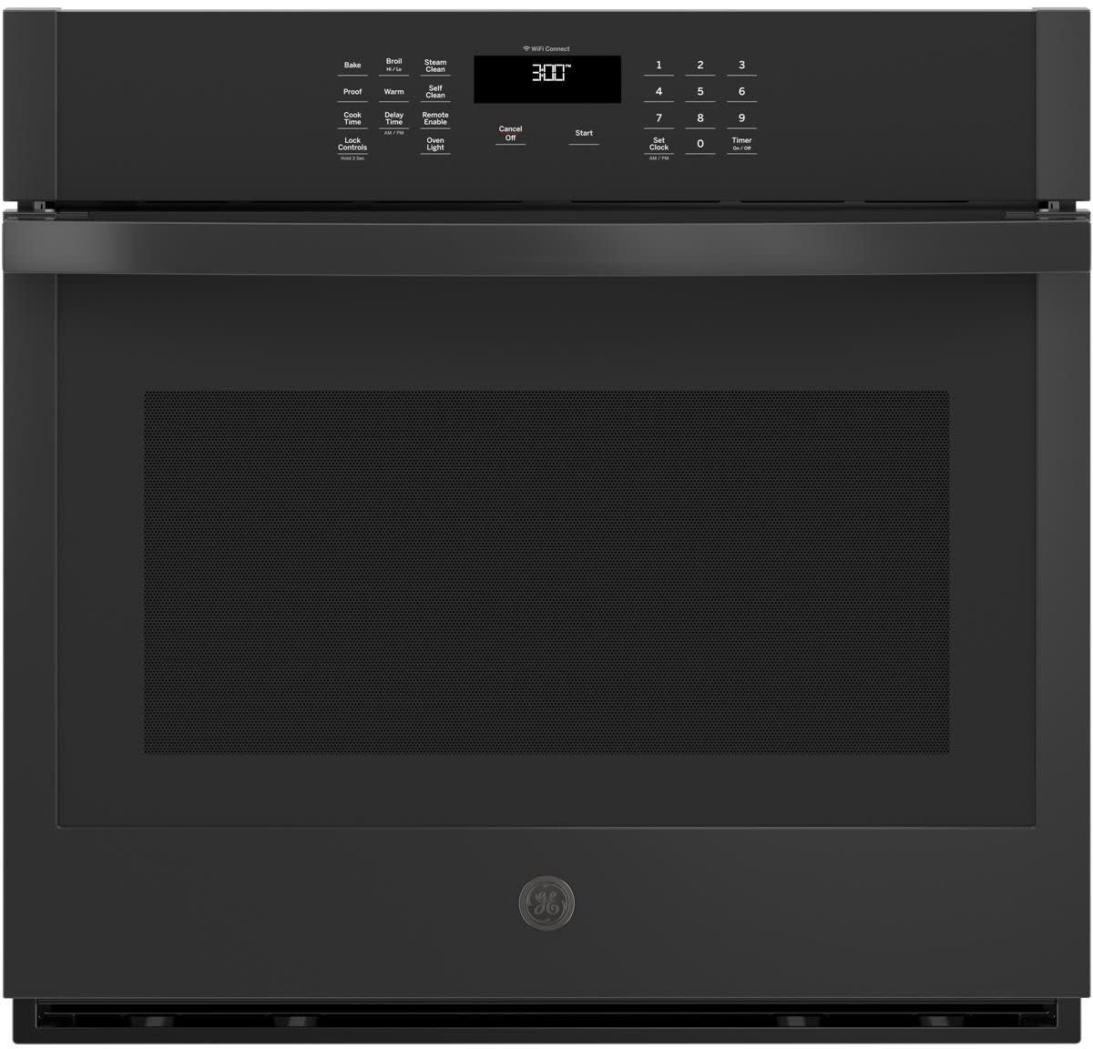 Ge Jeb1860dmbb 1 8 Cu Ft Countertop Microwave Oven With 1100 Cooking Watts 10 Power Levels Sensor Cook Glass Turntable And Ada Compliant Black On Black