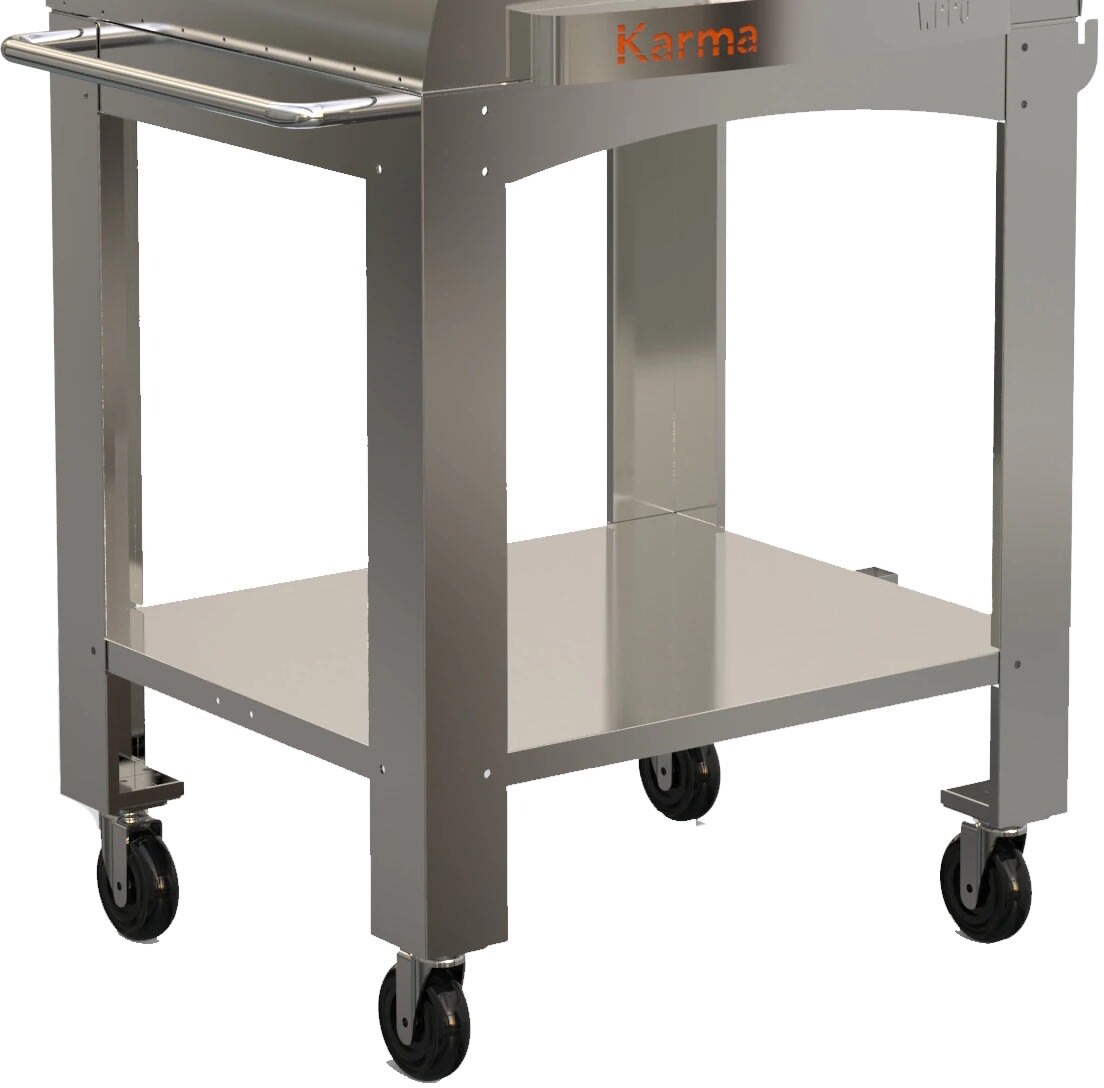 Stainless Steel Cart for Karma 32 Pizza Ovens