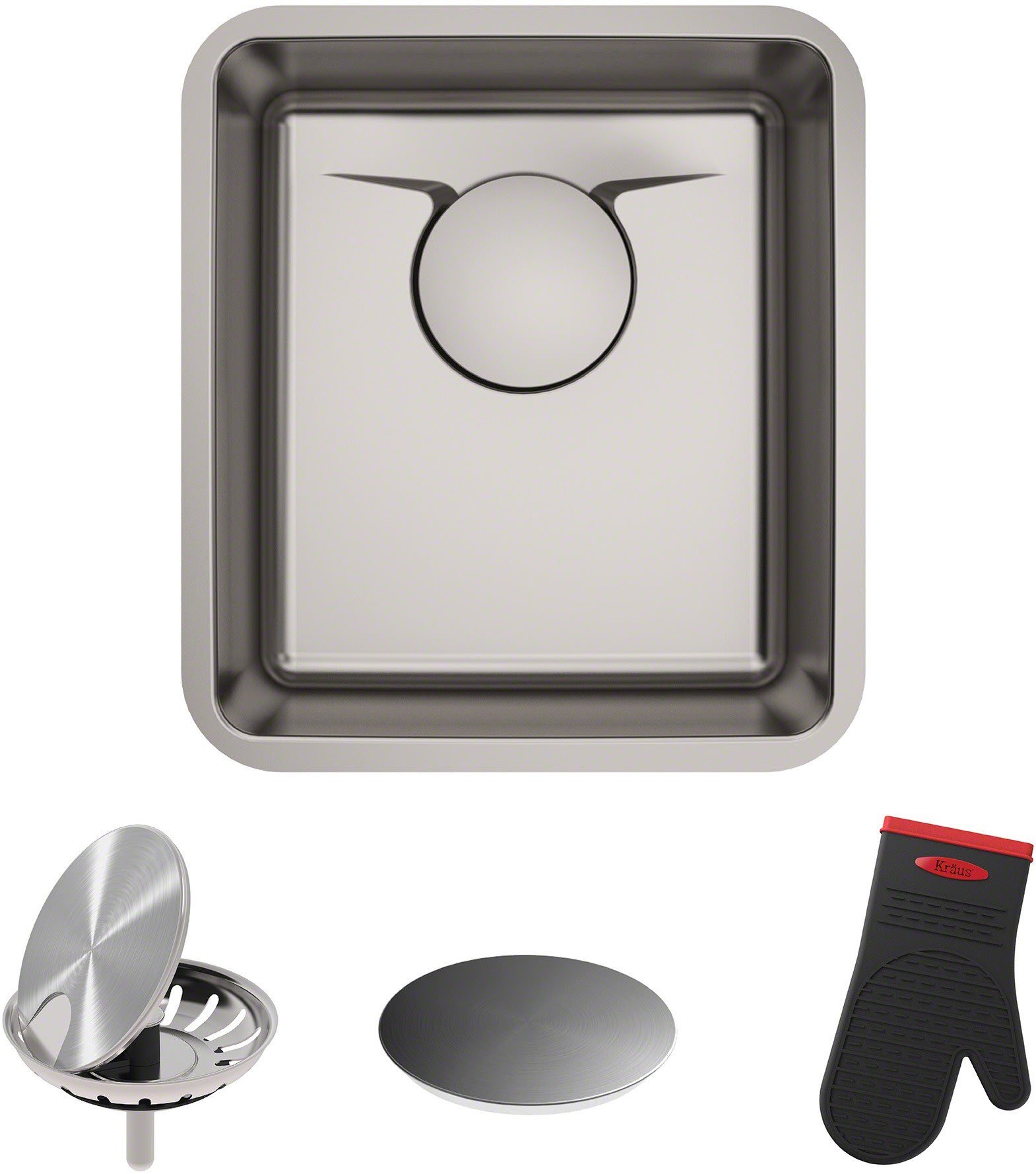 17 Inch Undermount Single Bowl Bar Sink