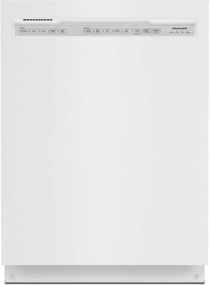 KitchenAid KDFE204KWH 24 Inch Full Console Dishwasher with 13