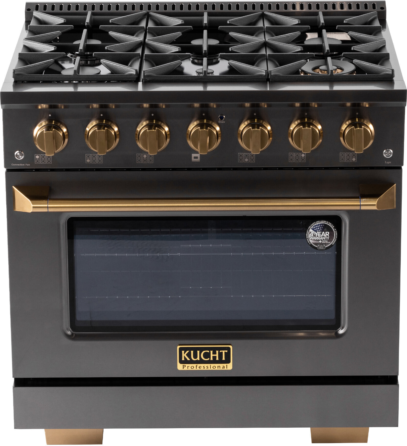 36 Inch Freestanding Dual Fuel Range