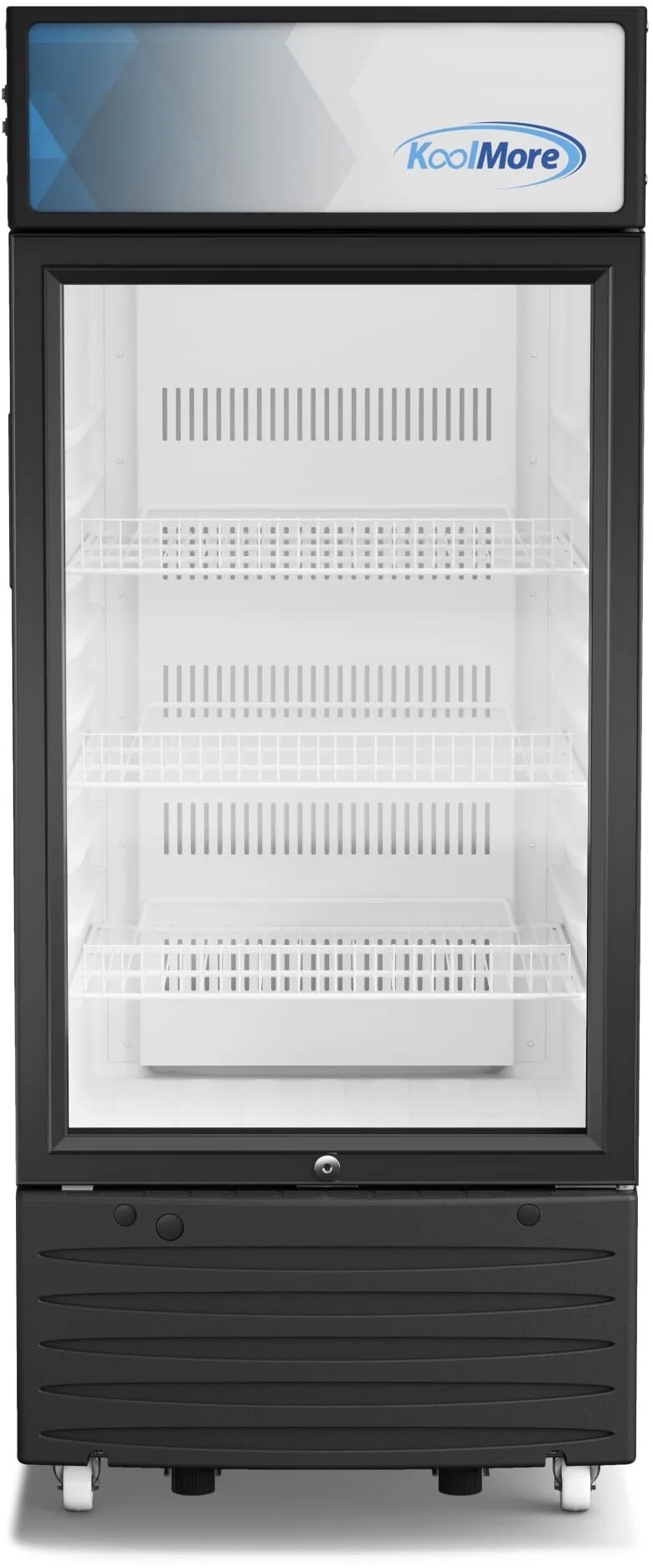 22 Inch Freestanding Single Door Commercial Display Merchandiser Refrigerator