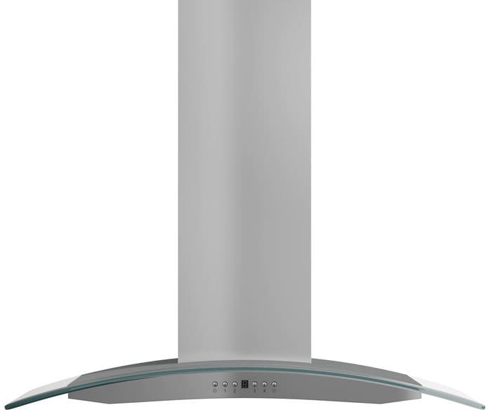 Convertible Wall Mount Glass Canopy Range Hood