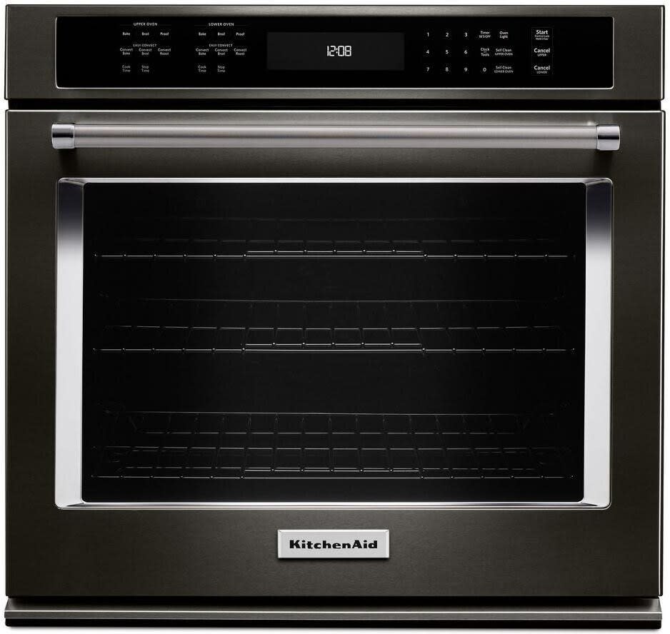 KitchenAid 24-Inch Single Electric Wall Oven (Color: White) in the