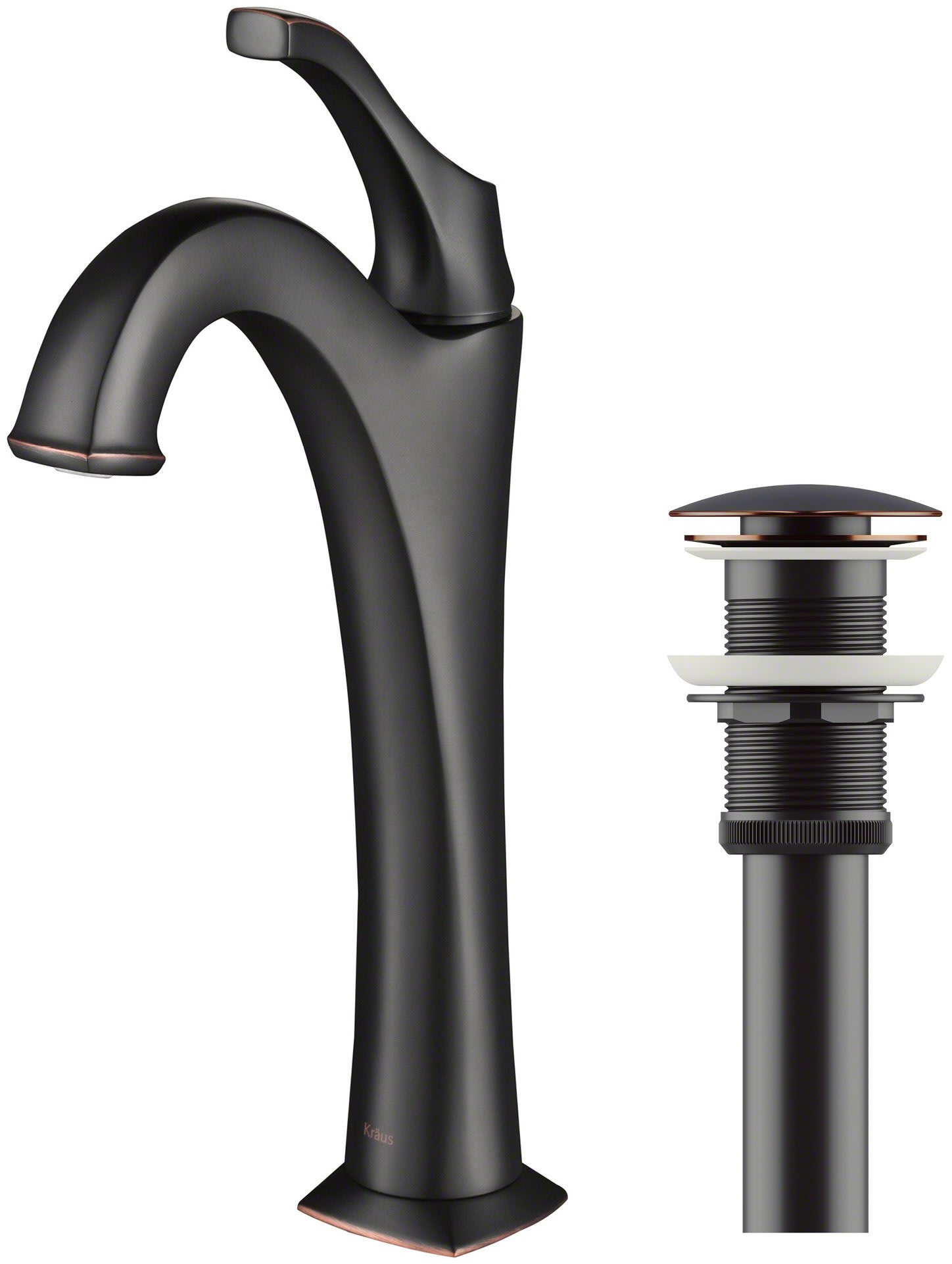 Single Handle Bathroom Vessel Faucet