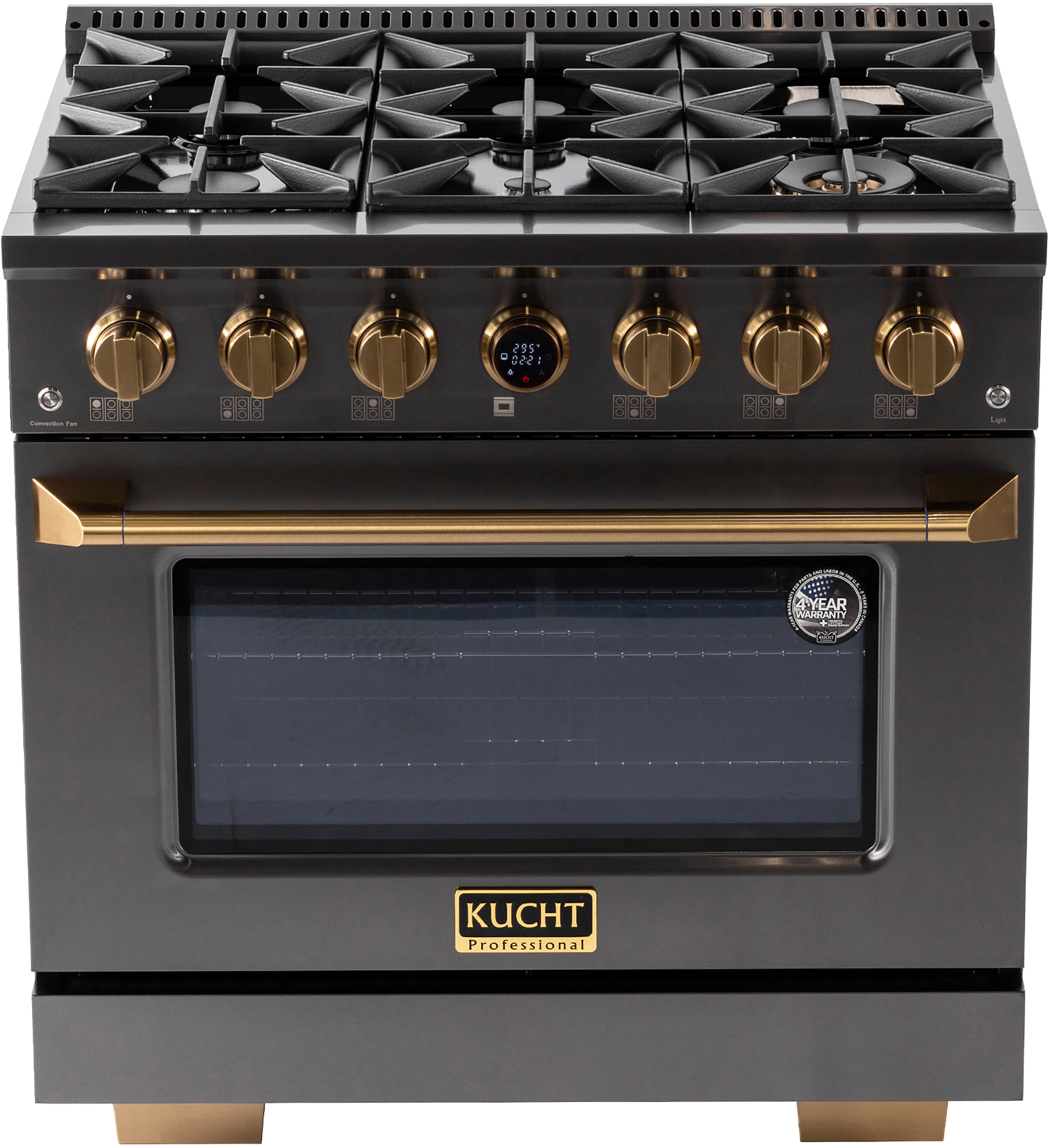 36 Inch Freestanding Dual Fuel Range
