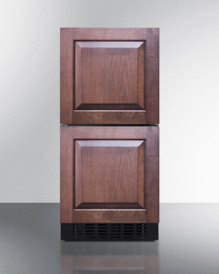 15 Inch Built-In Double Drawer Refrigerator