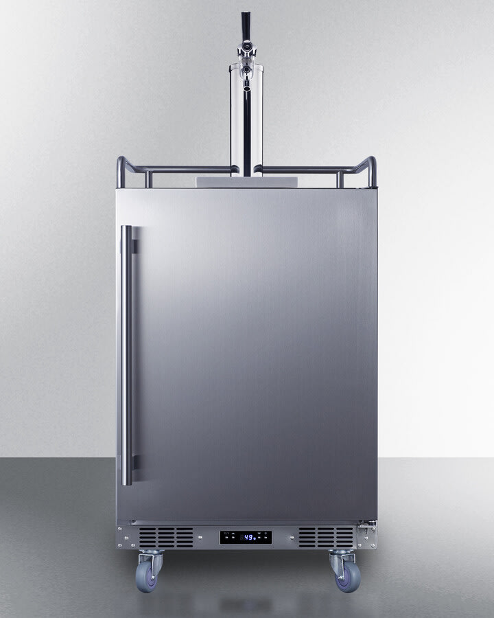24 Inch Built-In Outdoor Beer Kegerator