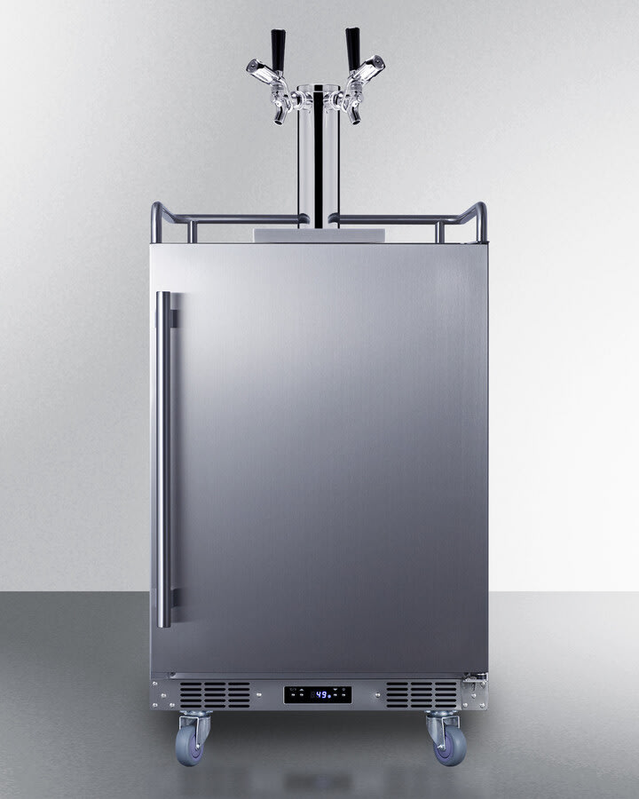 24 Inch Built-In Outdoor Beer Kegerator
