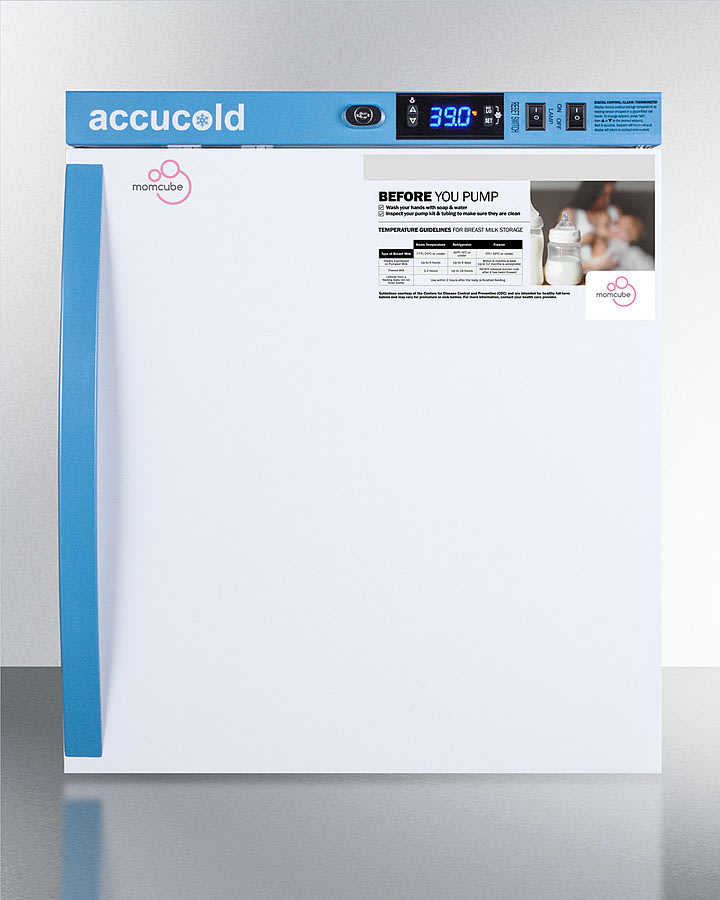 17.5 Inch Countertop MOMCUBE™ Breast Milk Refrigerator wi