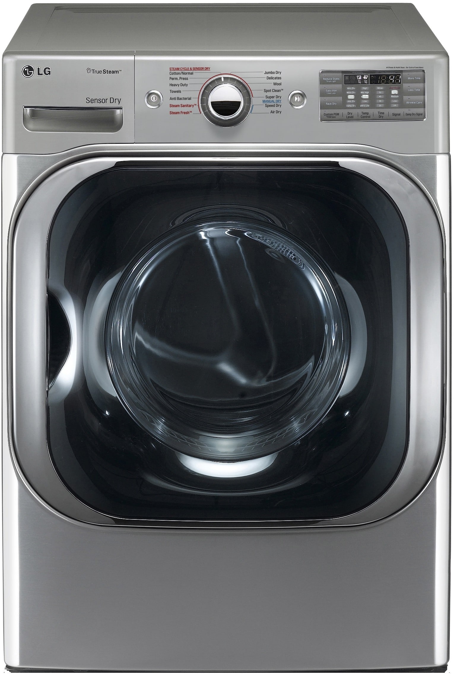 Lg Wm2688hnma 27 Inch Front Load Steam Washer With 4 2 Cu Ft Capacity 9 Wash Cycles 1320 Rpm Spin Speed And Allergiene Steamfresh Cycle Navy