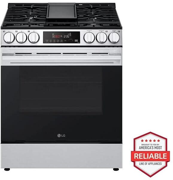 30 Inch Slide-In Smart Gas Range