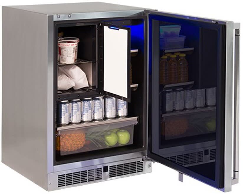 small refrigerator and freezer combo