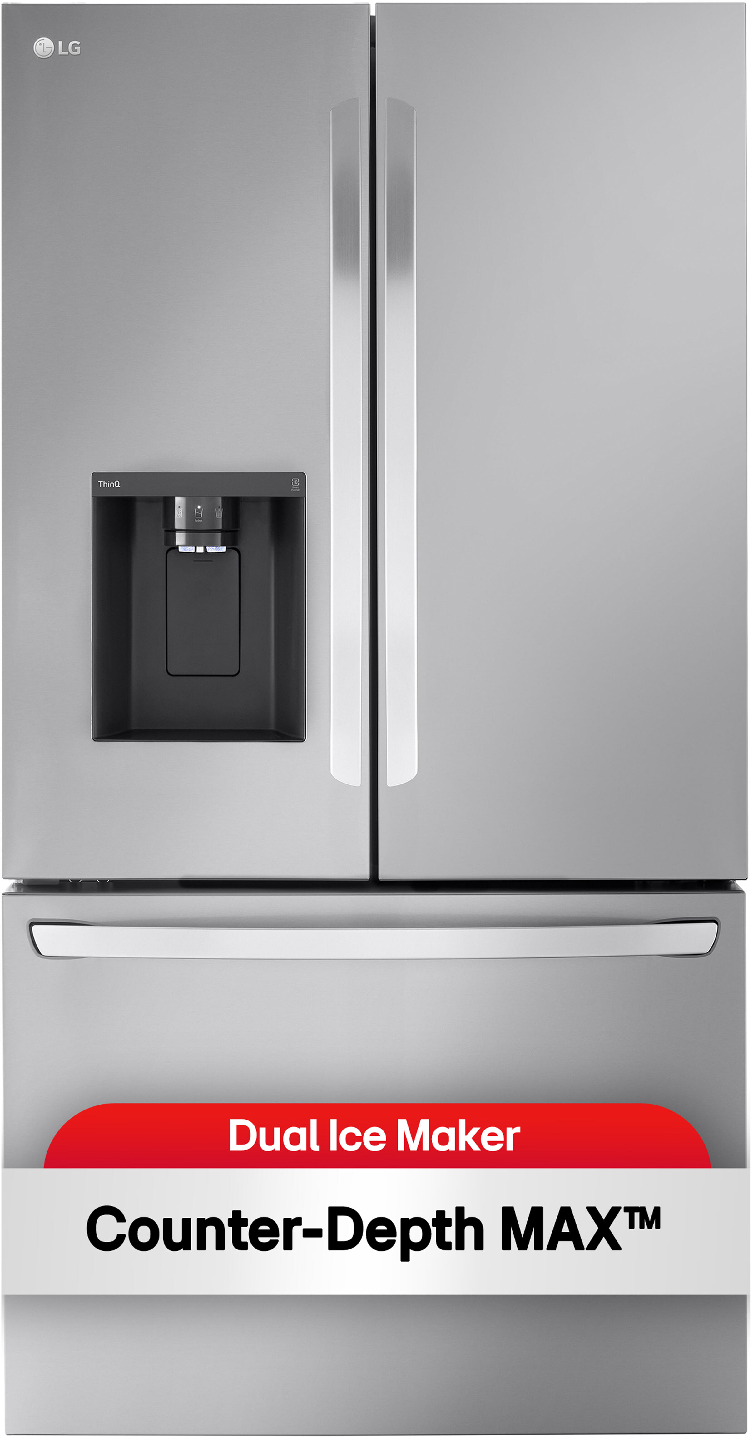 36 Inch Counter-Depth MAX™ Smart French Door Refrigerator wi