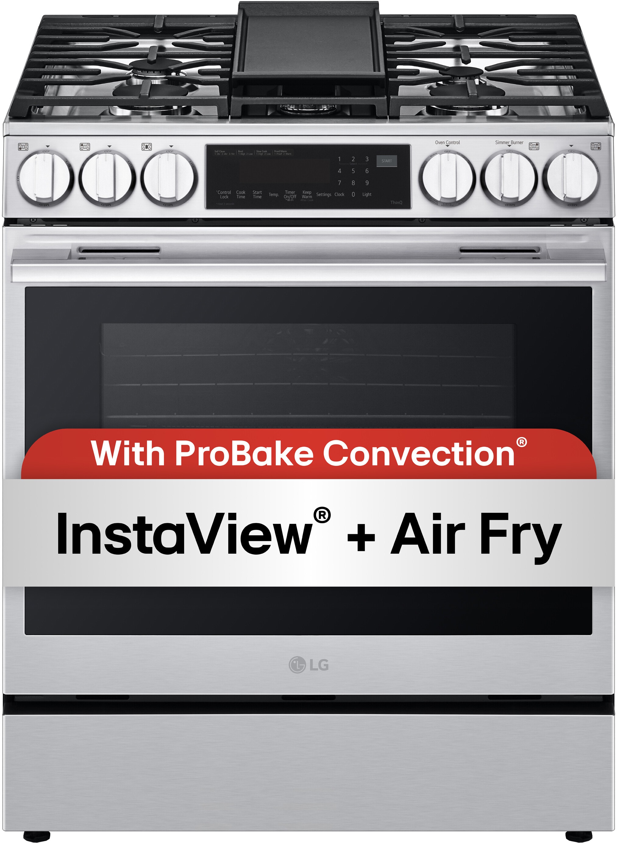 30 Inch Smart Slide-in Gas Range